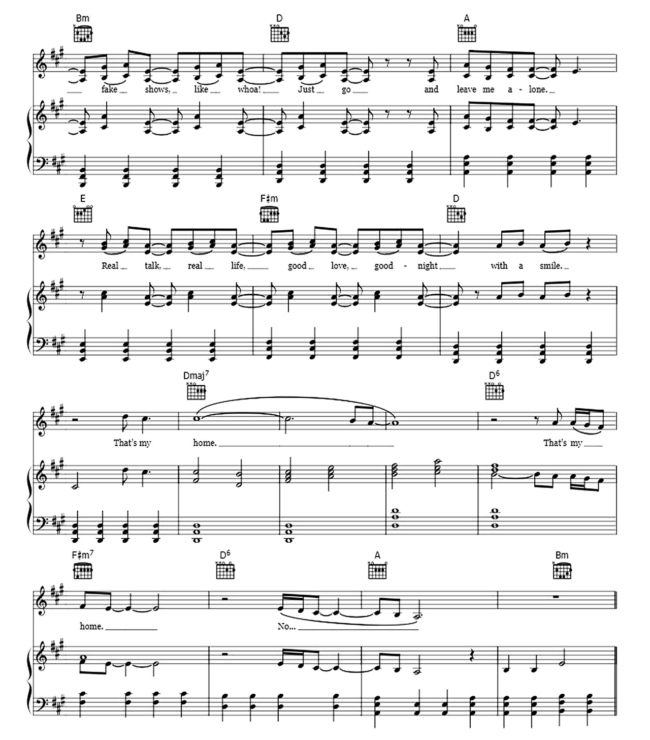 Who You Are sheet music 5