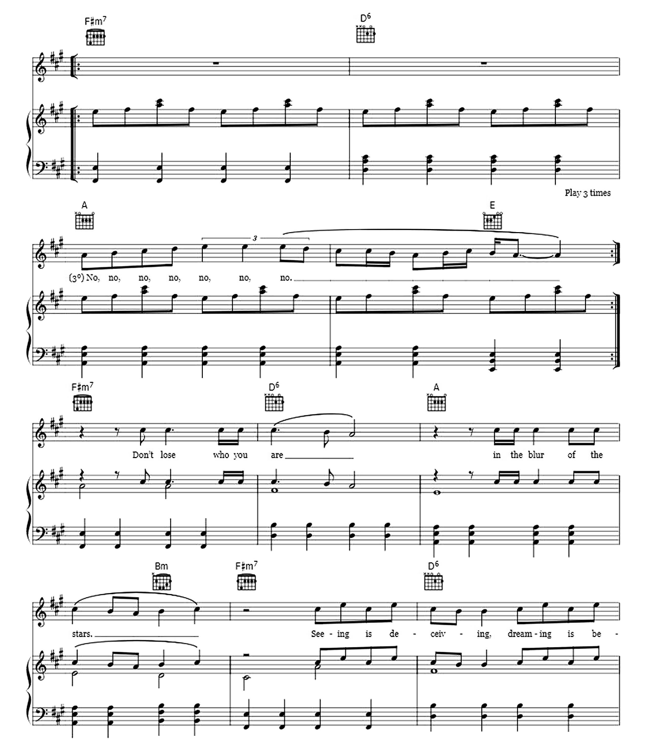 Who You Are sheet music 6