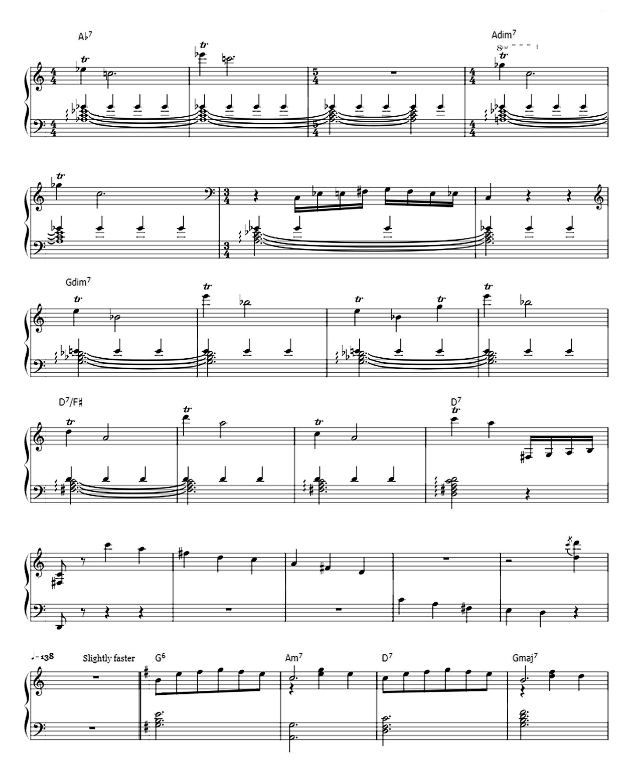Planetarium sheet music 2