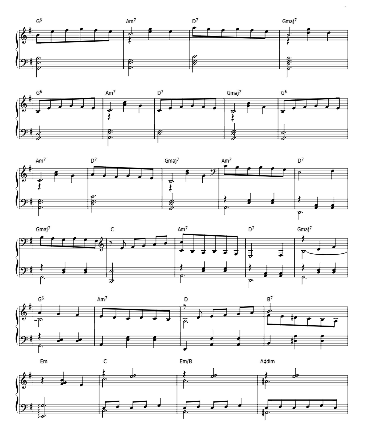 Planetarium sheet music 3