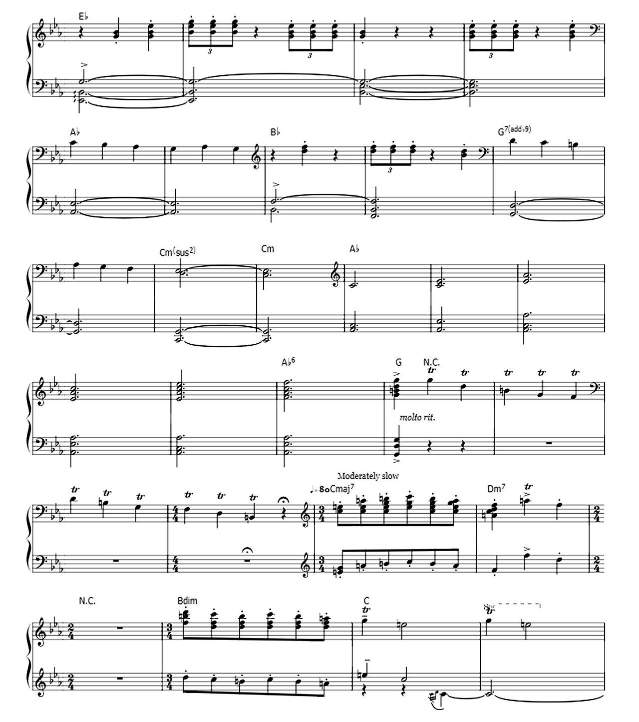 Planetarium sheet music 7