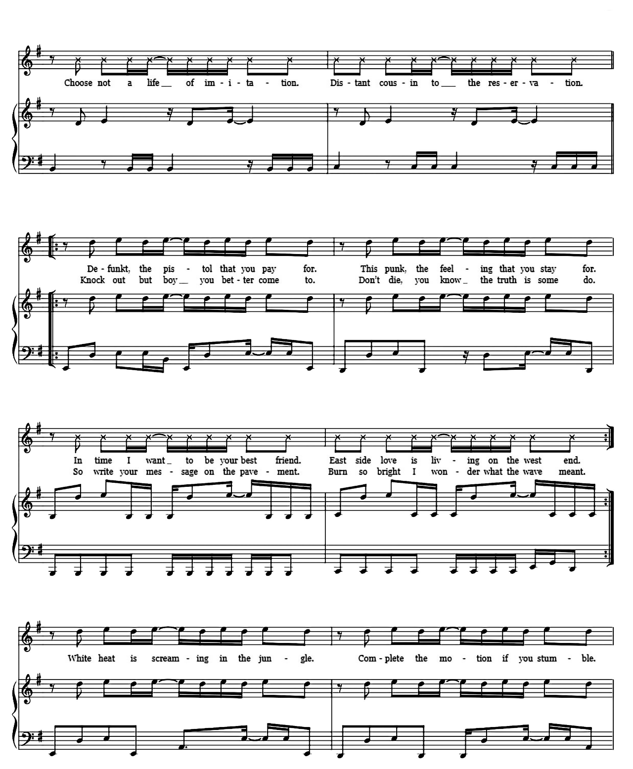 Can't Stop sheet music 2