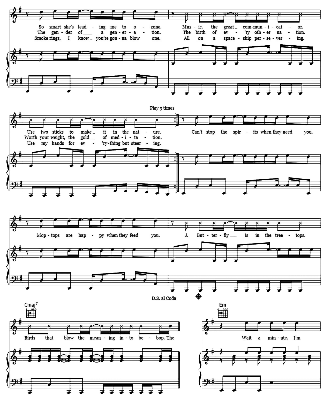 Can't Stop sheet music 4