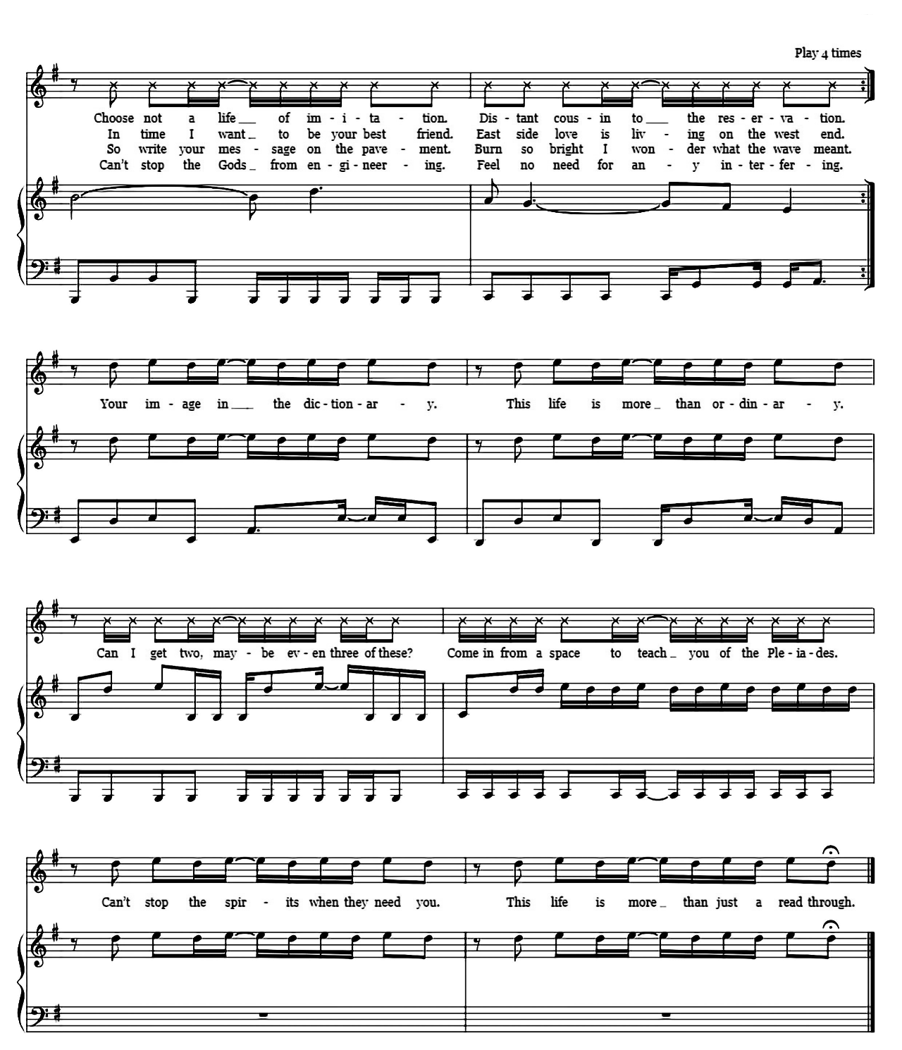 Can't Stop sheet music 7