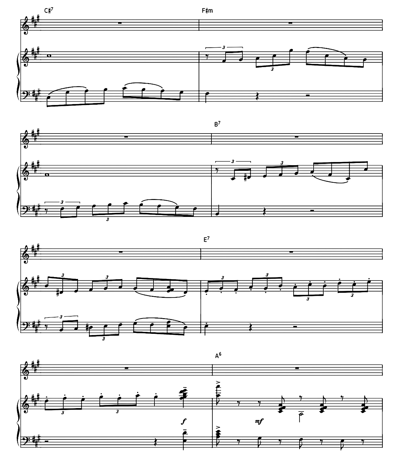 My Baby Just Cares For Me sheet music 5