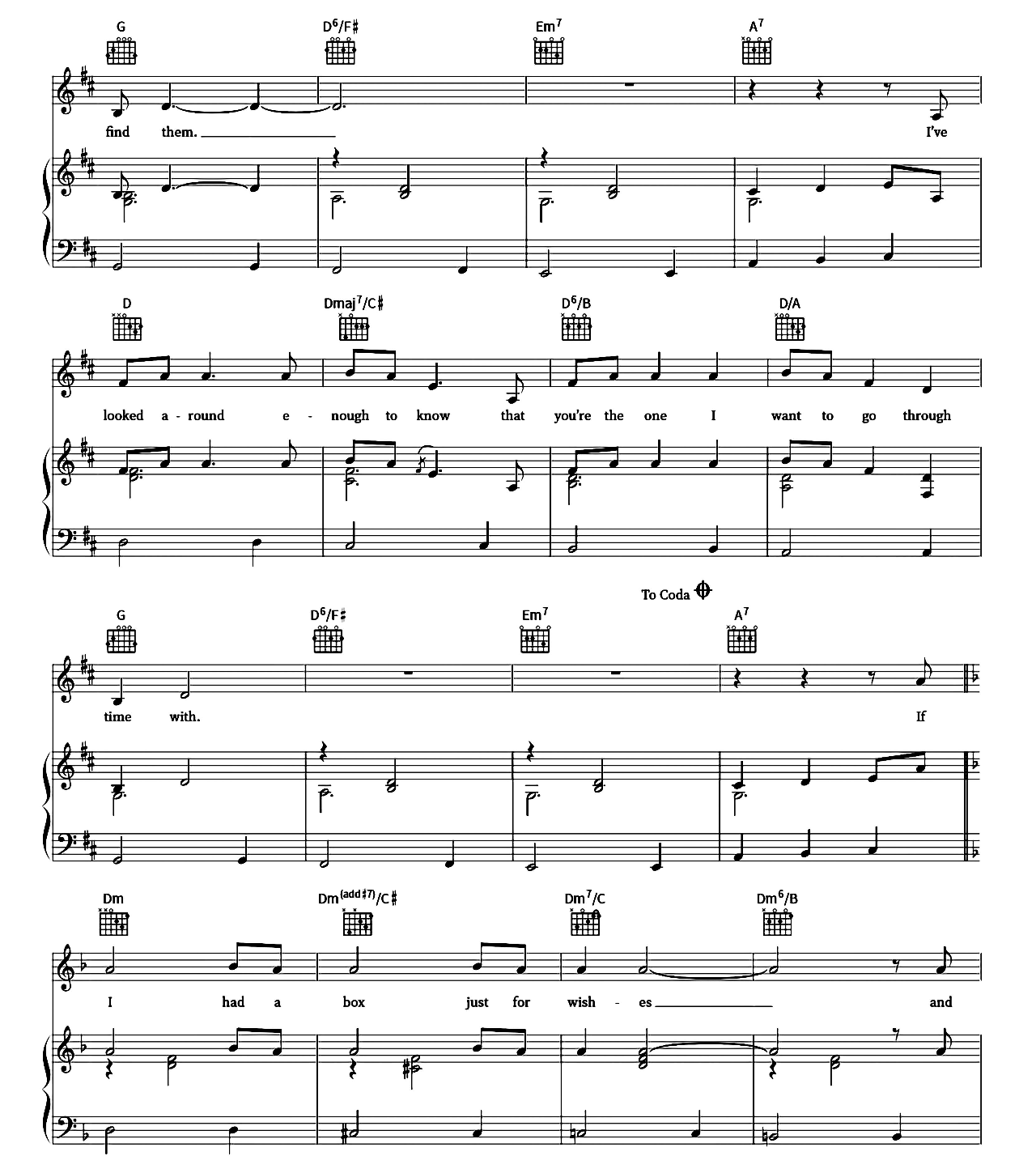 Time In A Bottle sheet music 3