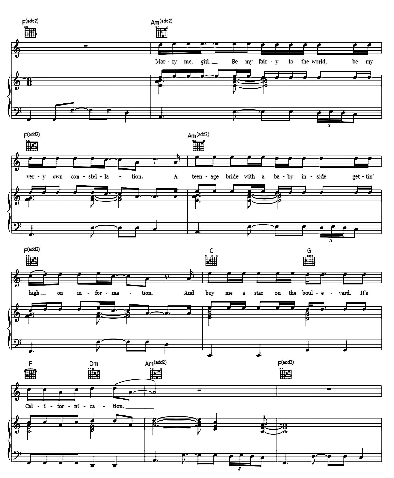 Californication sheet music 5