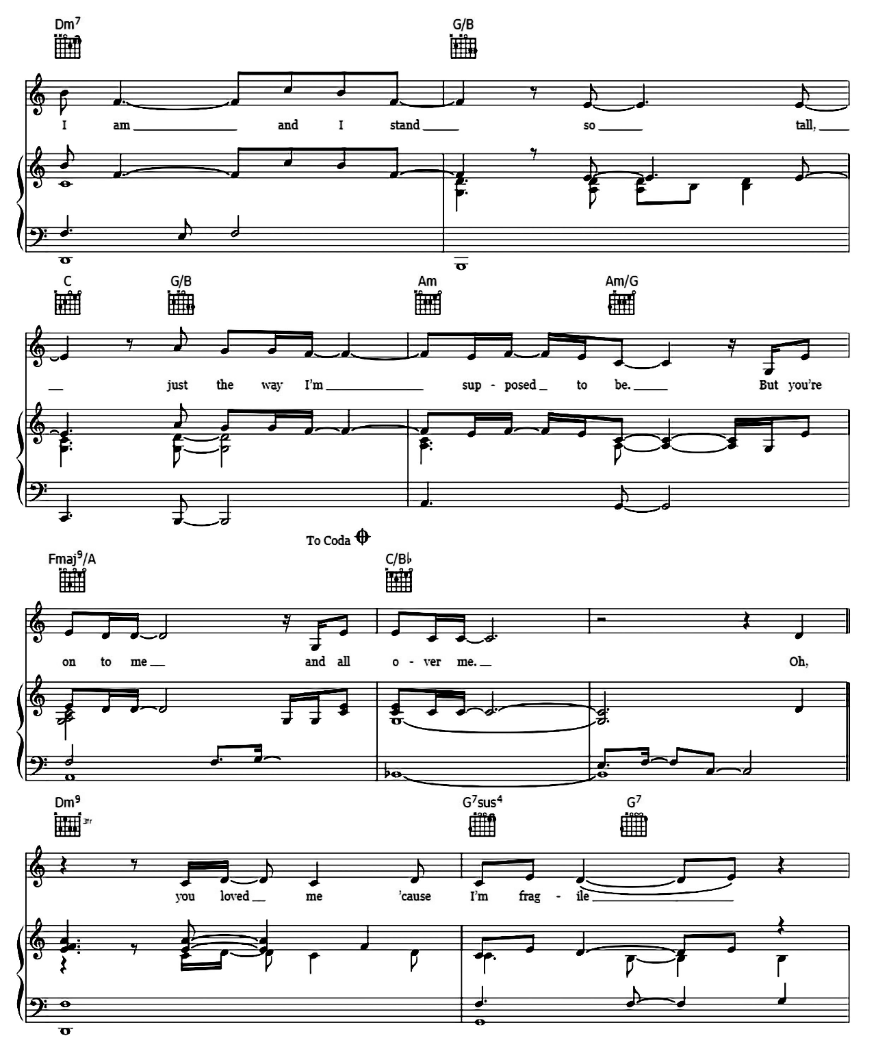 Gravity sheet music 4