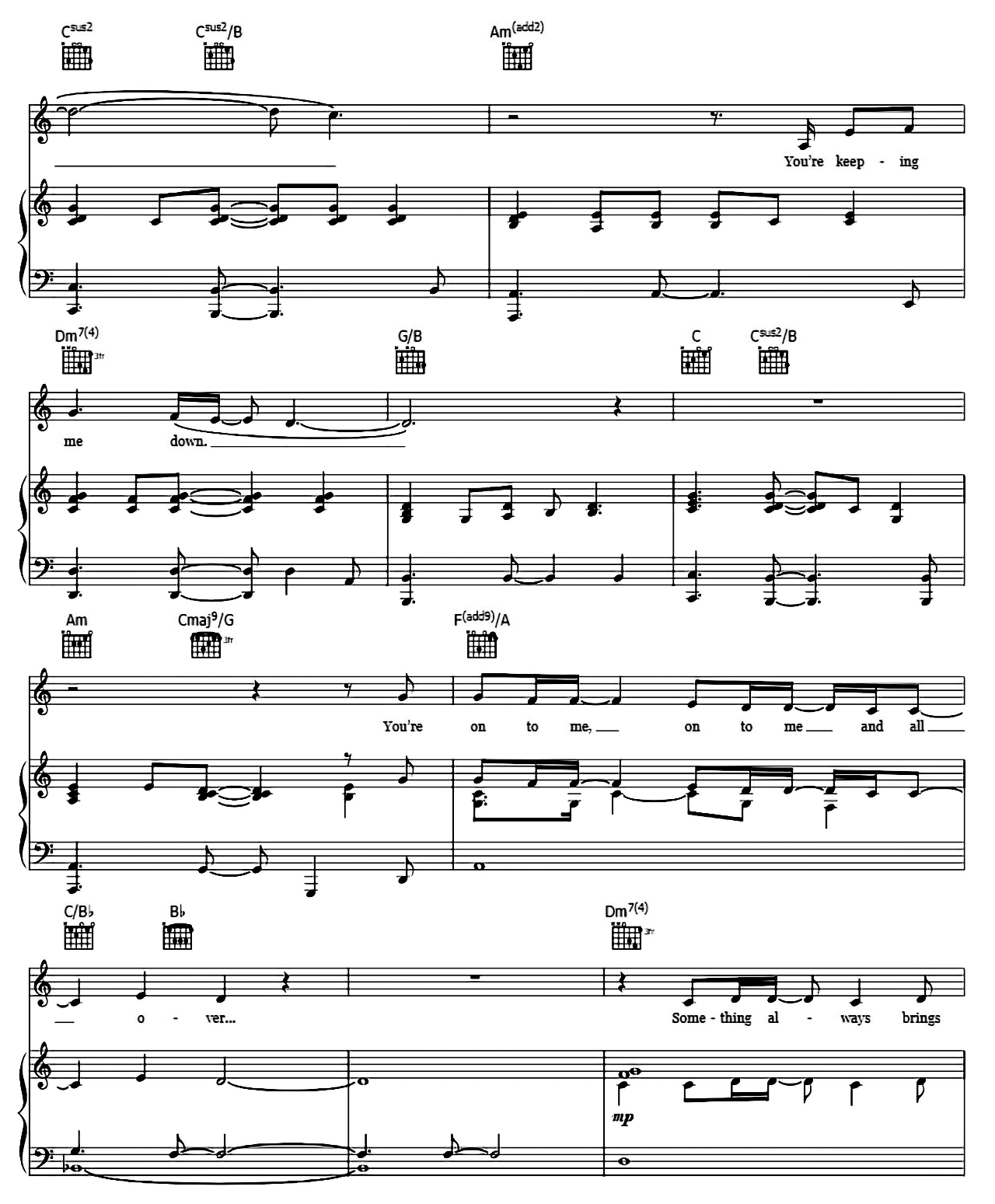 Gravity sheet music 8