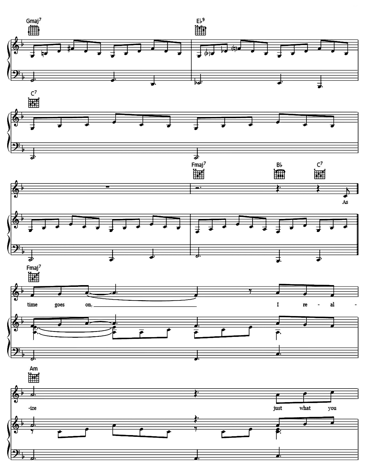 Color My World sheet music 2