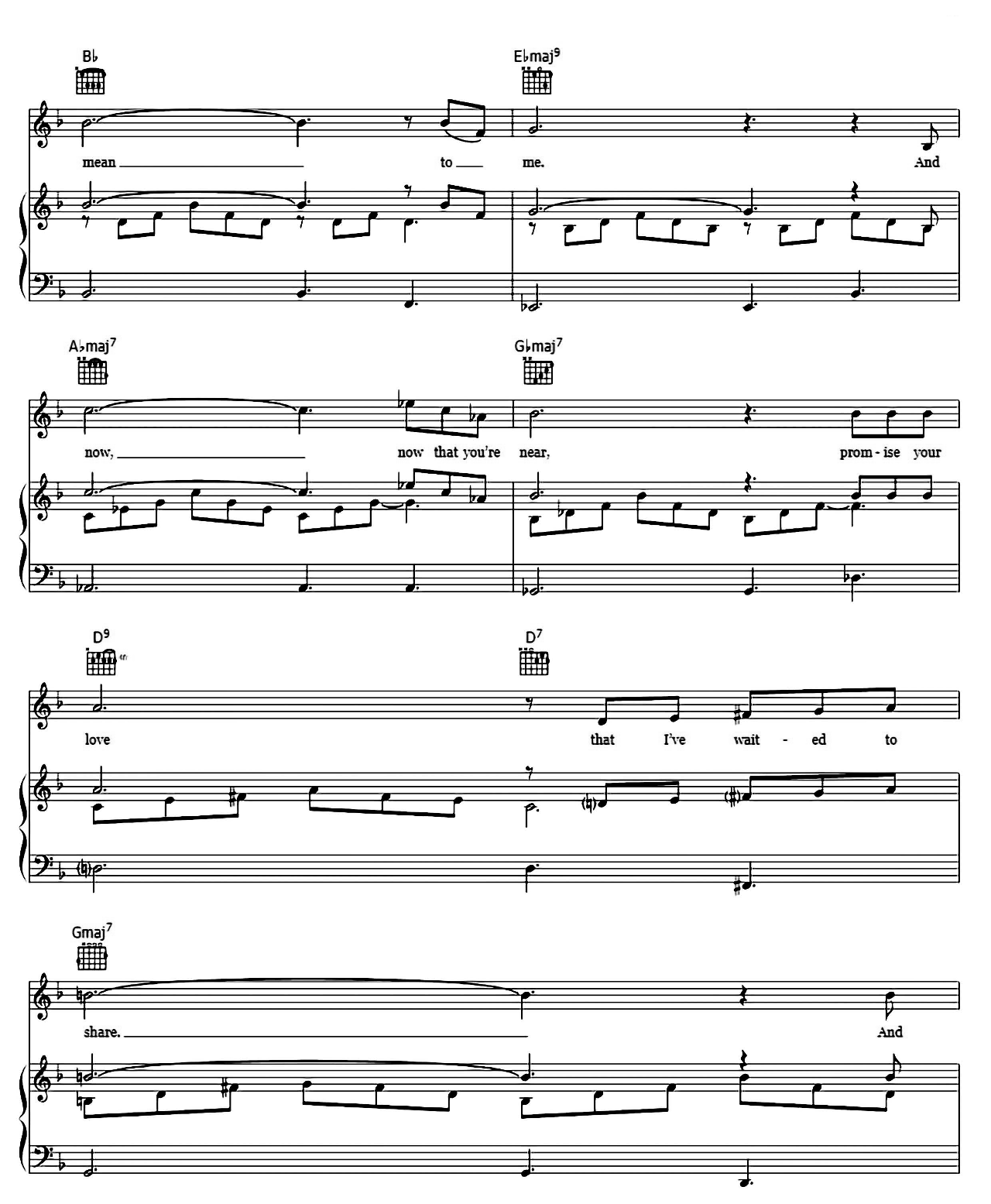 Color My World sheet music 3