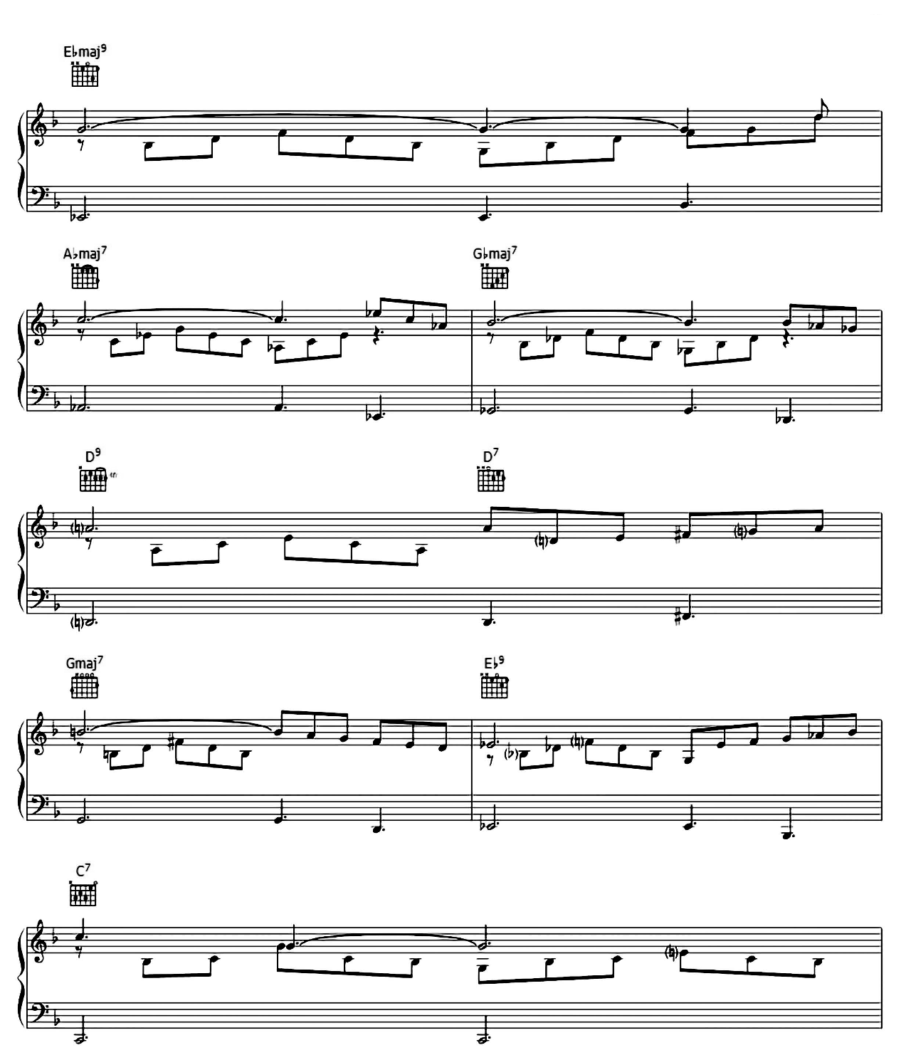 Color My World sheet music 5