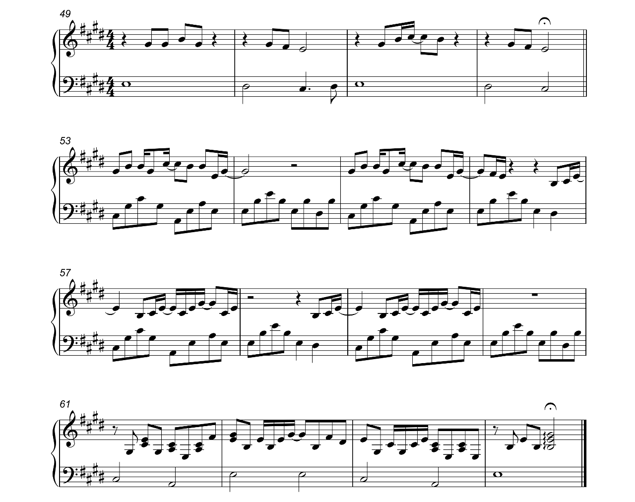 Skinny Love sheet music 3