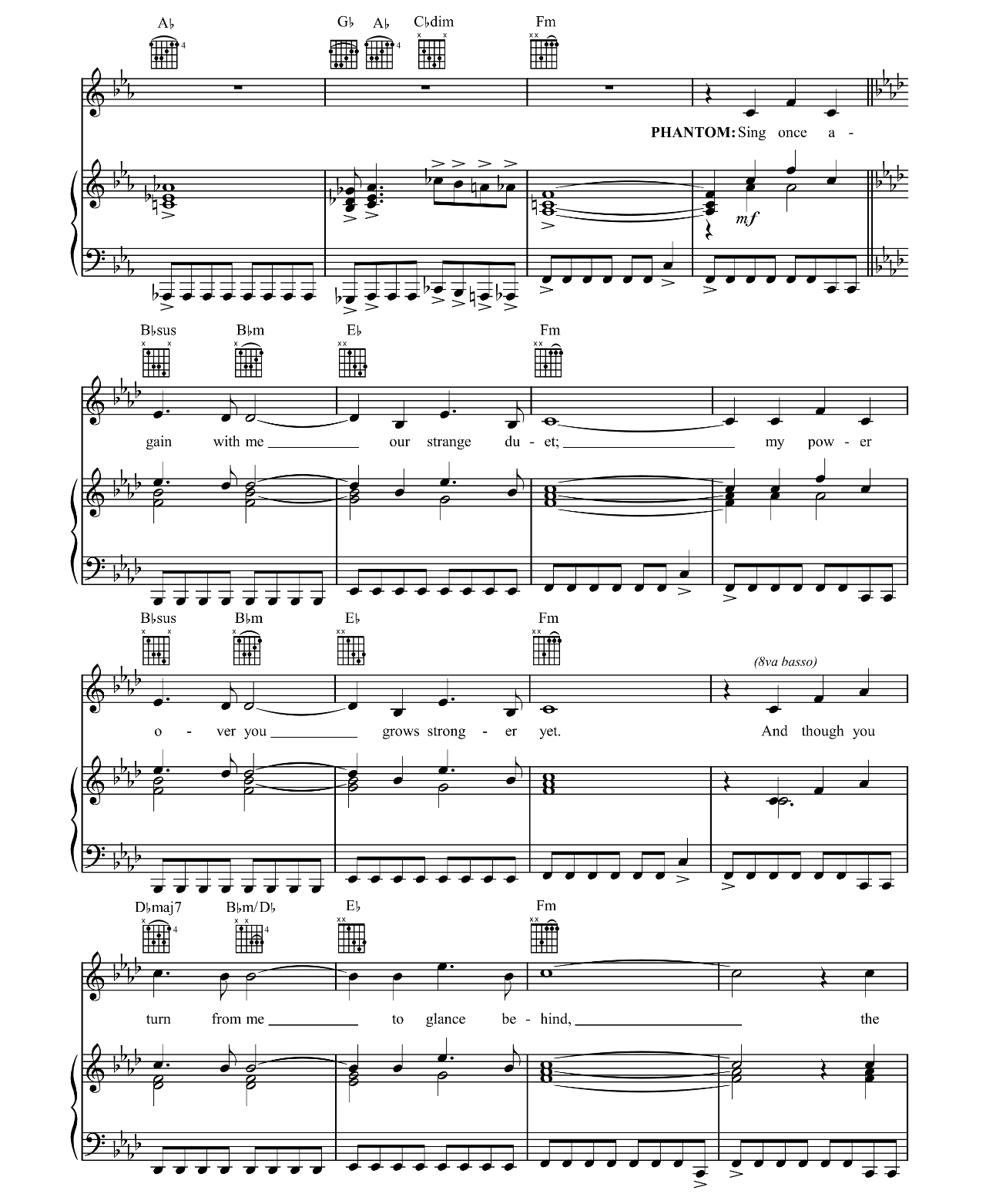 The Phantom Of The Opera sheet music 3