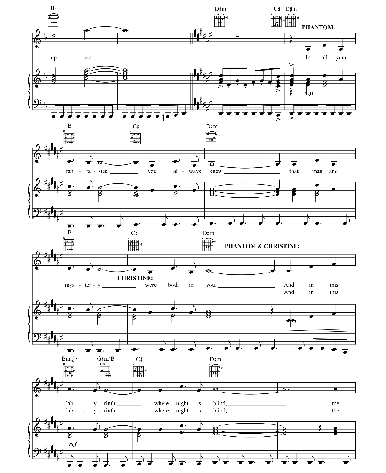 The Phantom Of The Opera sheet music 6