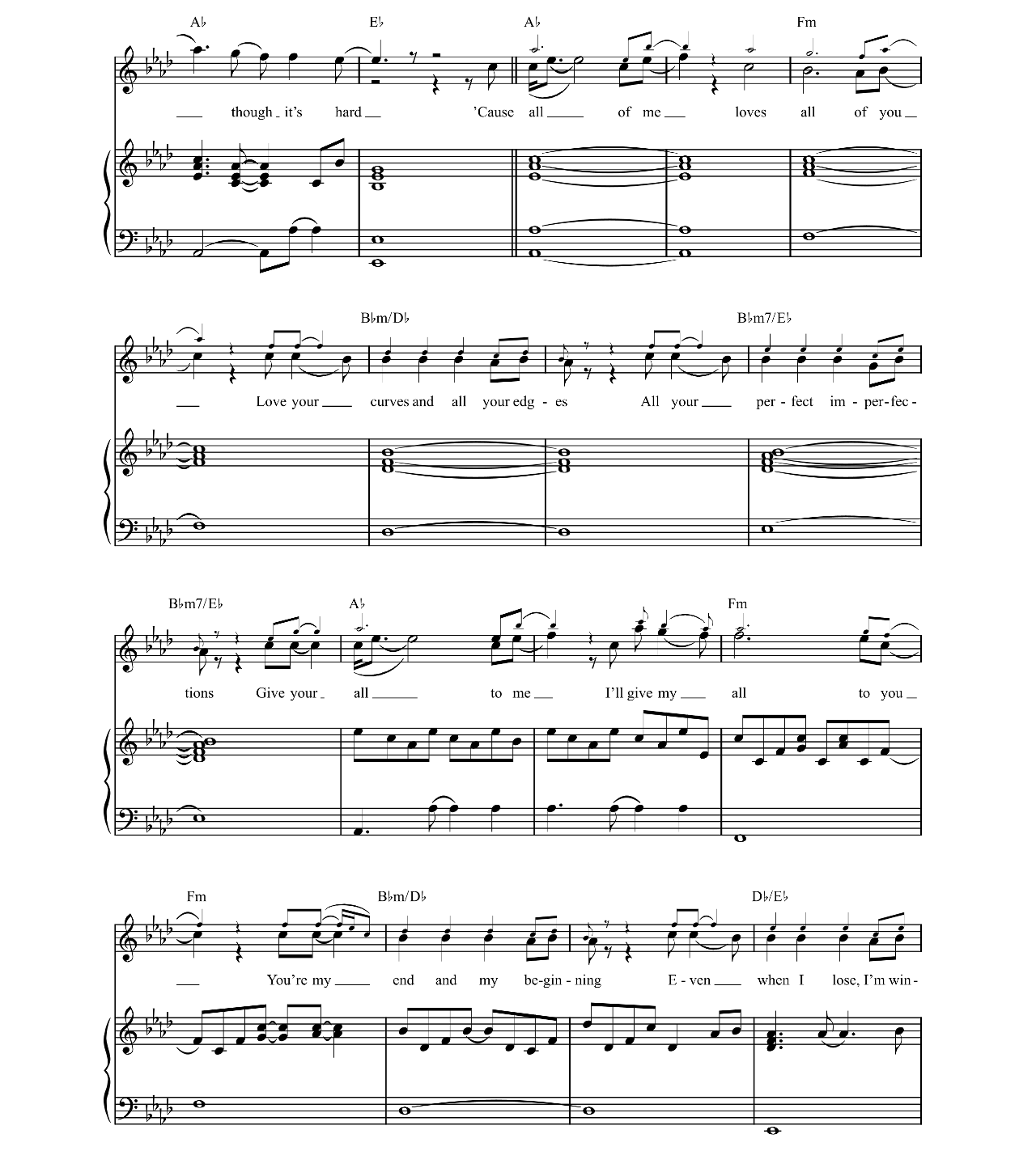 All Of Me sheet music 9