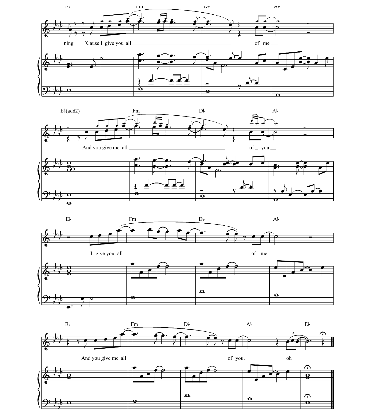 All Of Me sheet music 10