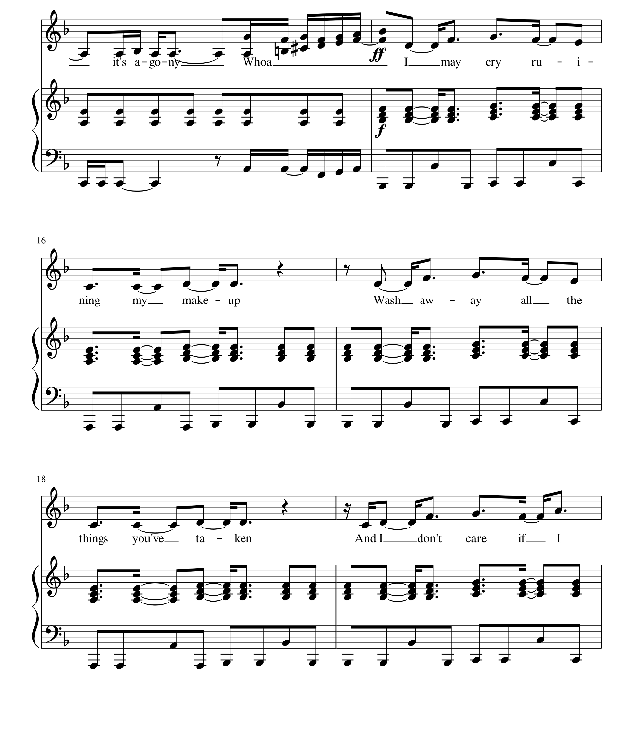 Big Girls Cry sheet music 3