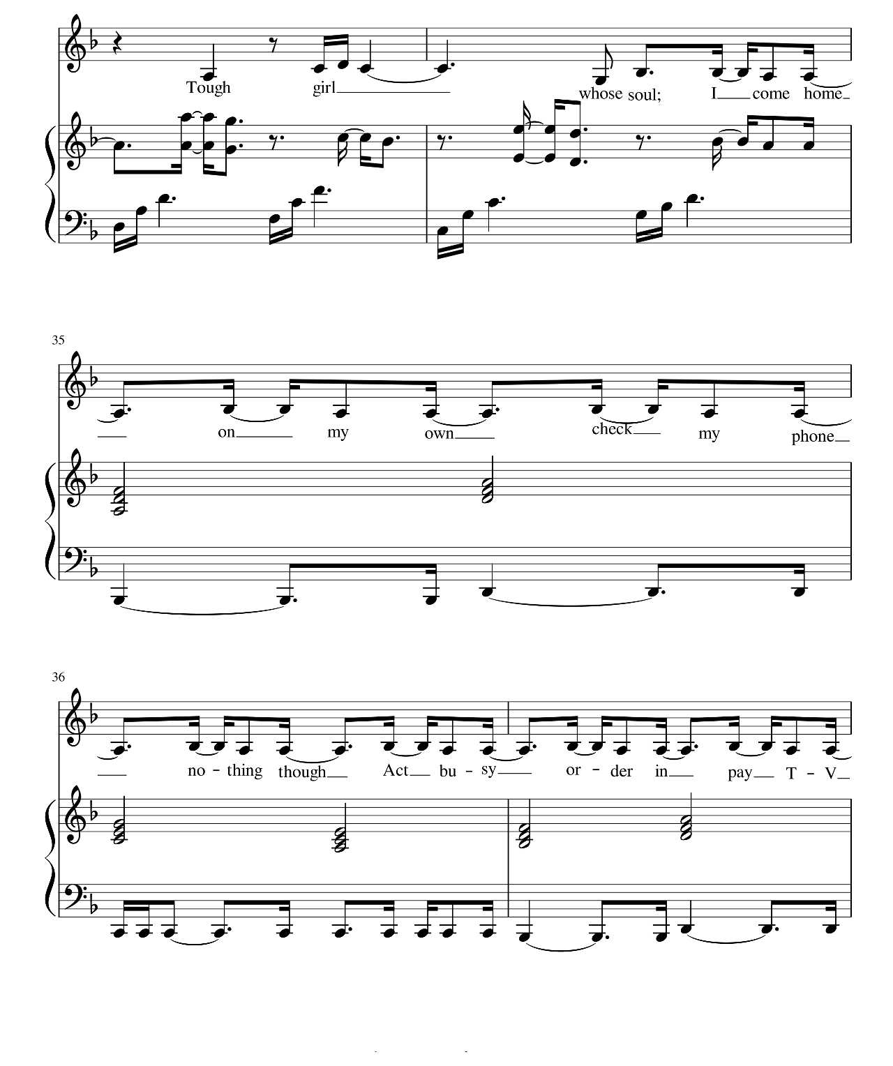 Big Girls Cry sheet music 6