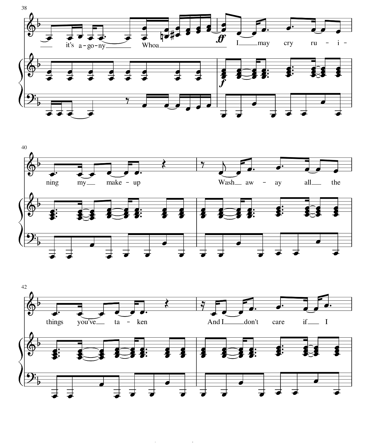 Big Girls Cry sheet music 7