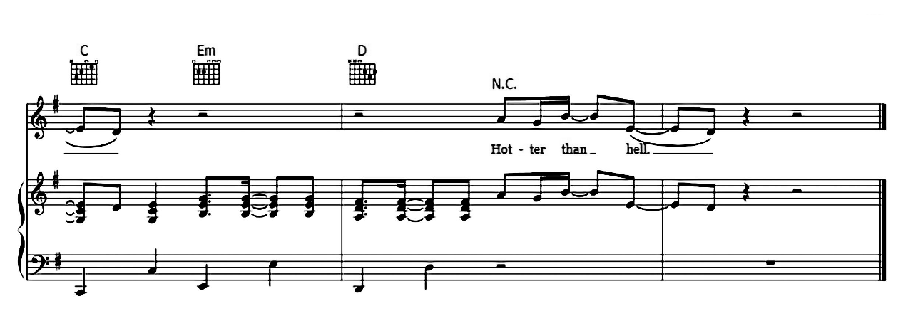 Hotter Than Hell sheet music 10