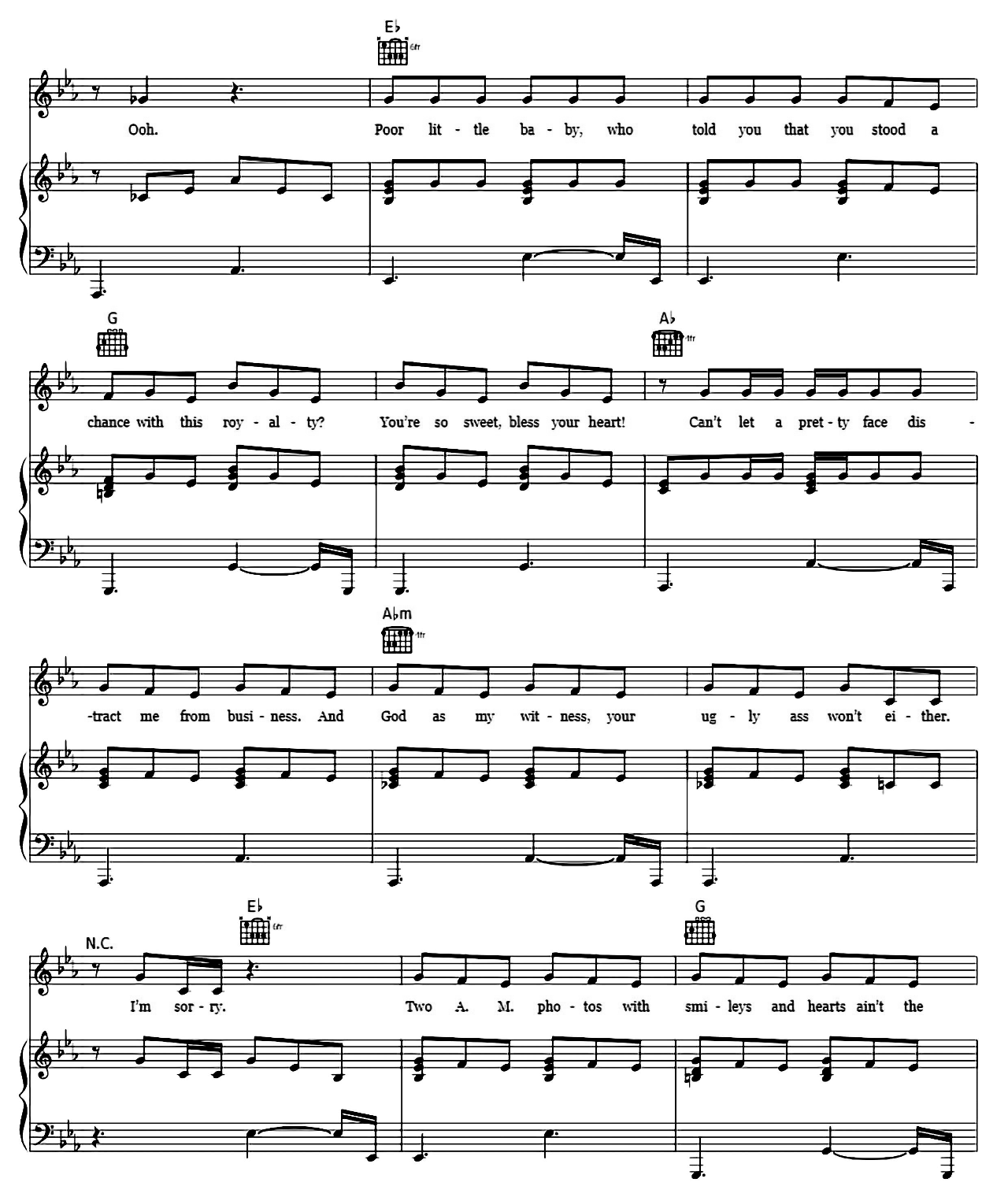 Jerome sheet music 3