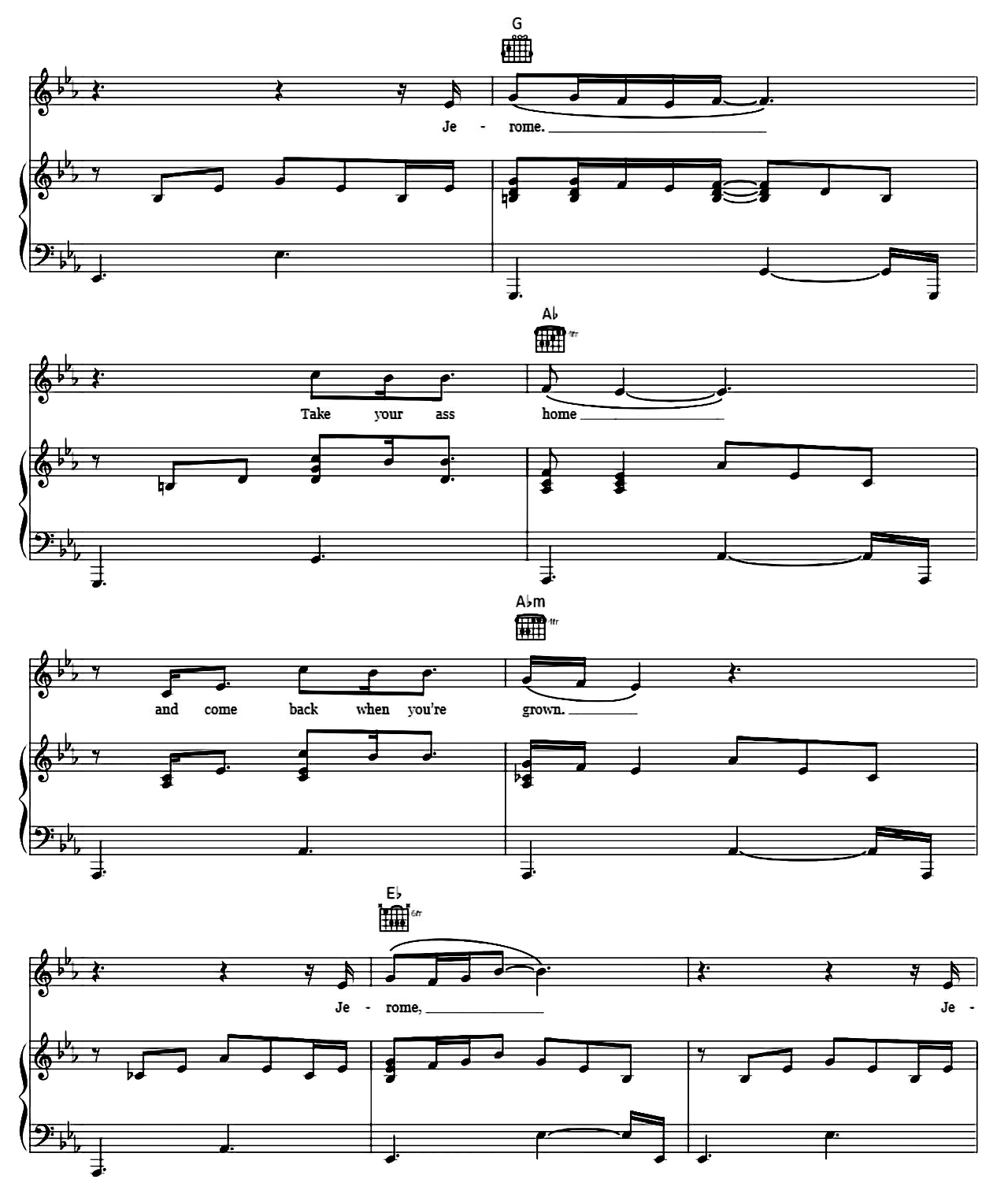 Jerome sheet music 6