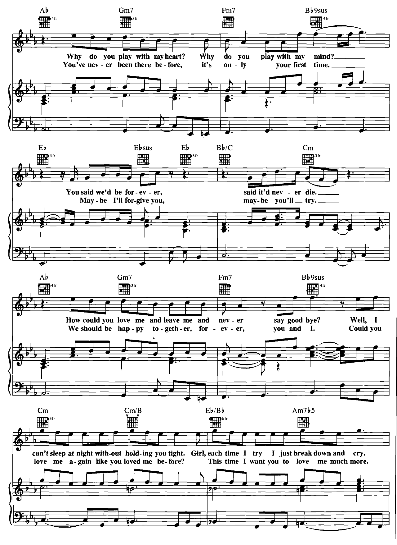 End Of The Road sheet music 2