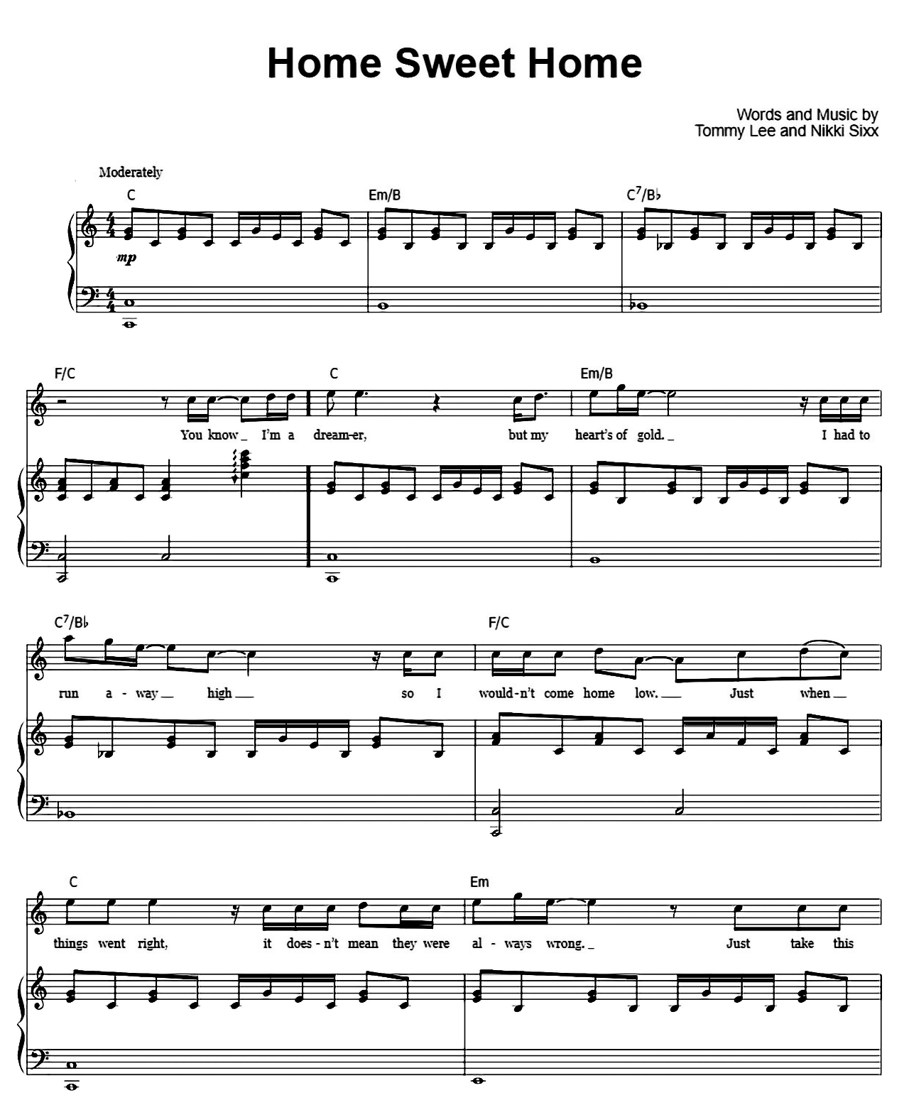 Home Sweet Home sheet music