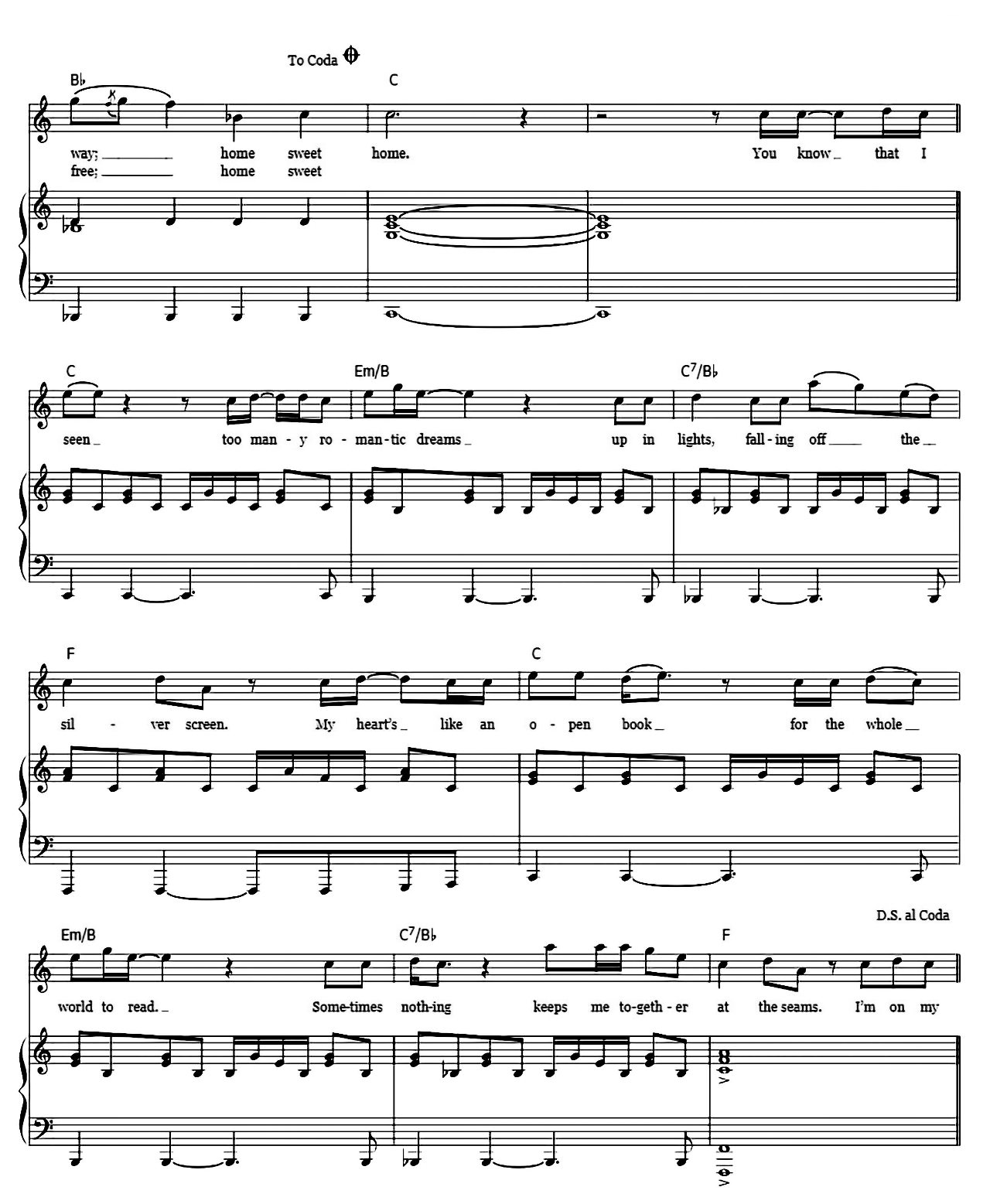 Home Sweet Home sheet music 3