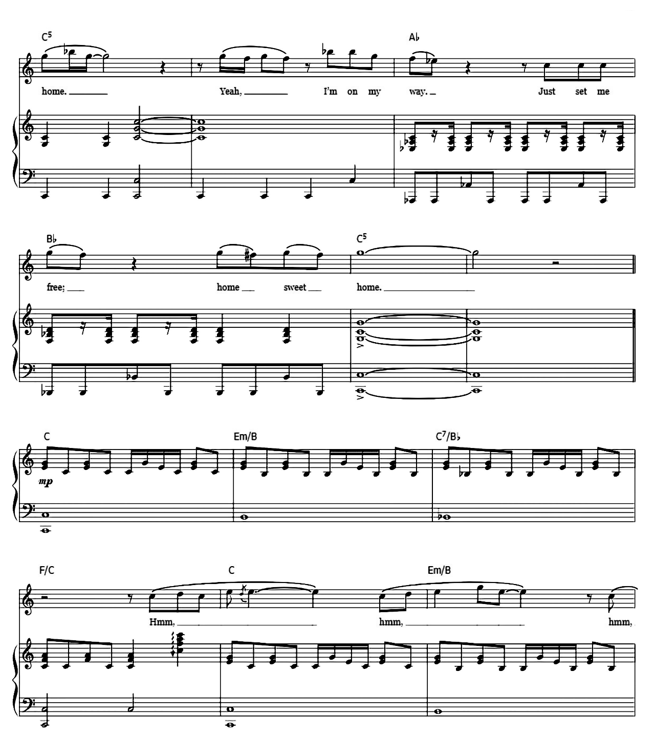 Home Sweet Home sheet music 5