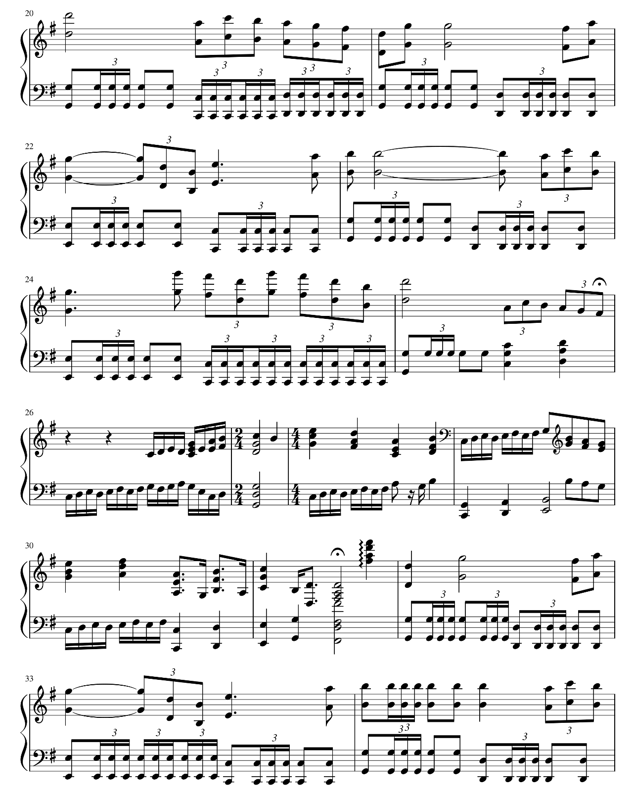 Time To Say Goodbye sheet music 2