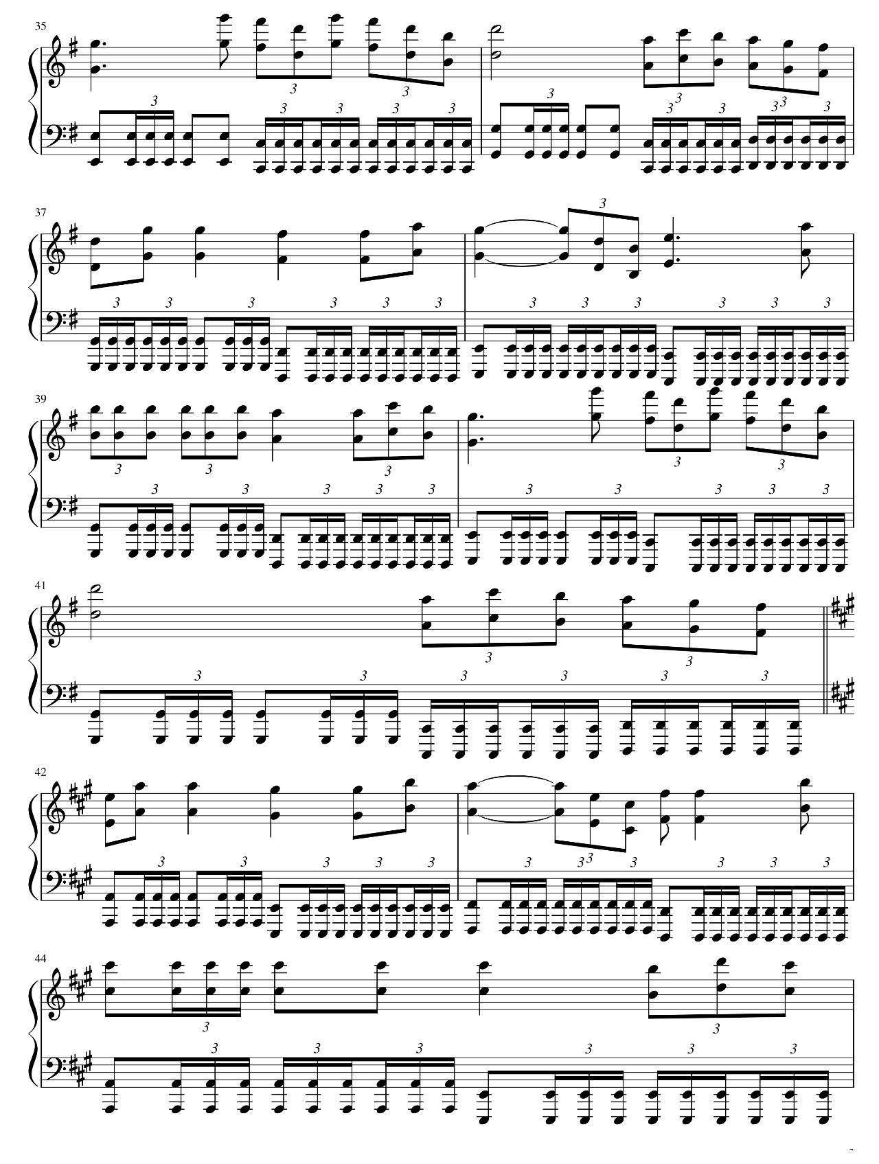 Time To Say Goodbye sheet music 3