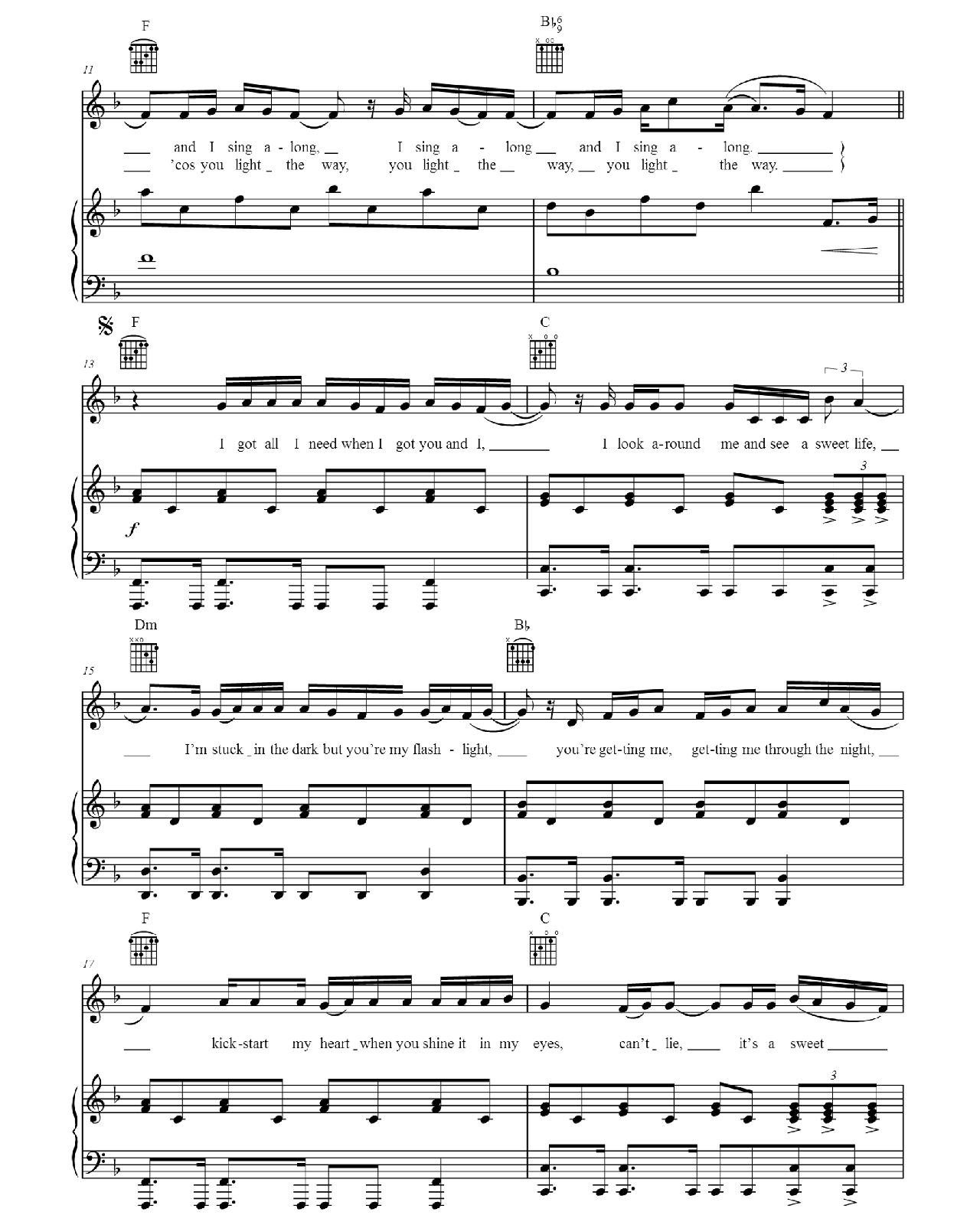 Flashlight sheet music 2