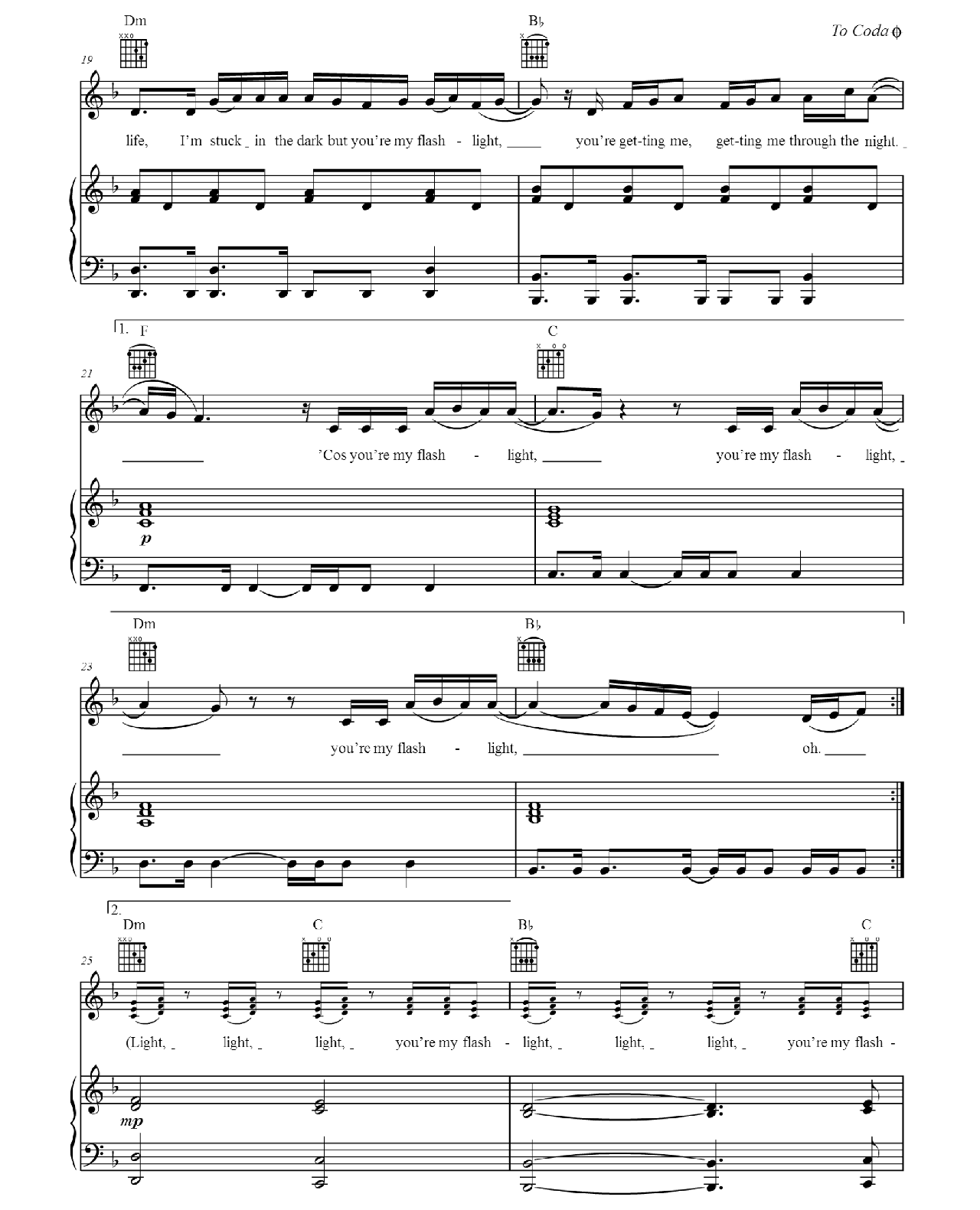 Flashlight sheet music 3