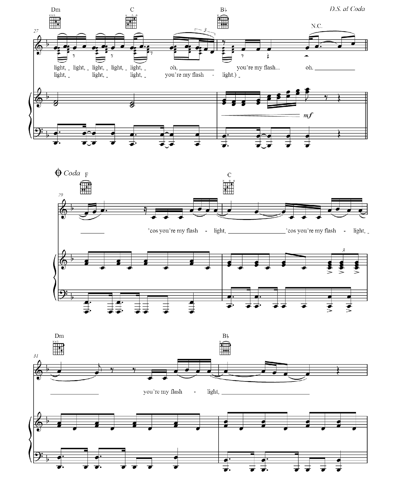 Flashlight sheet music 4