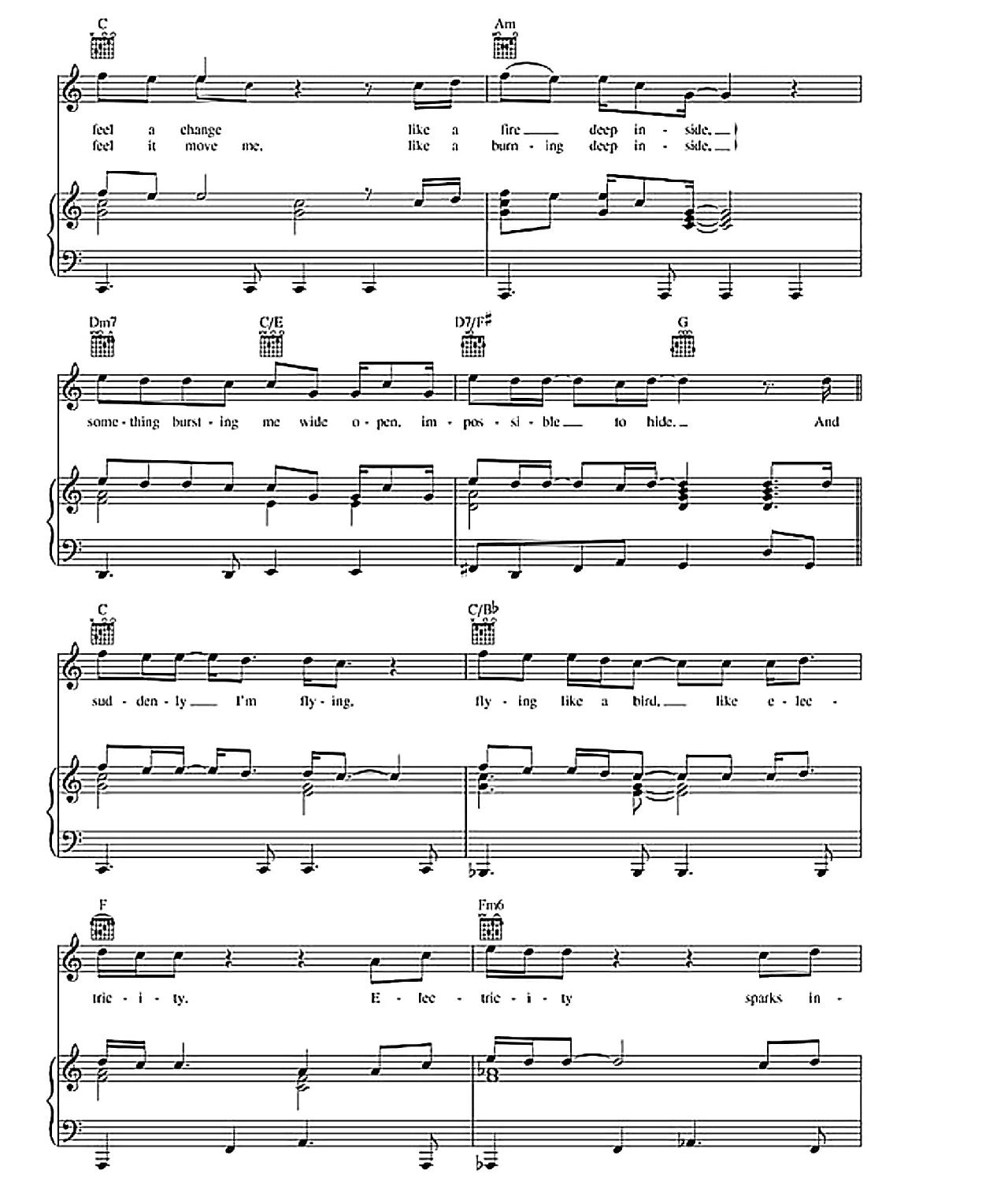 Electricity (From Billy Elliot) sheet music 3