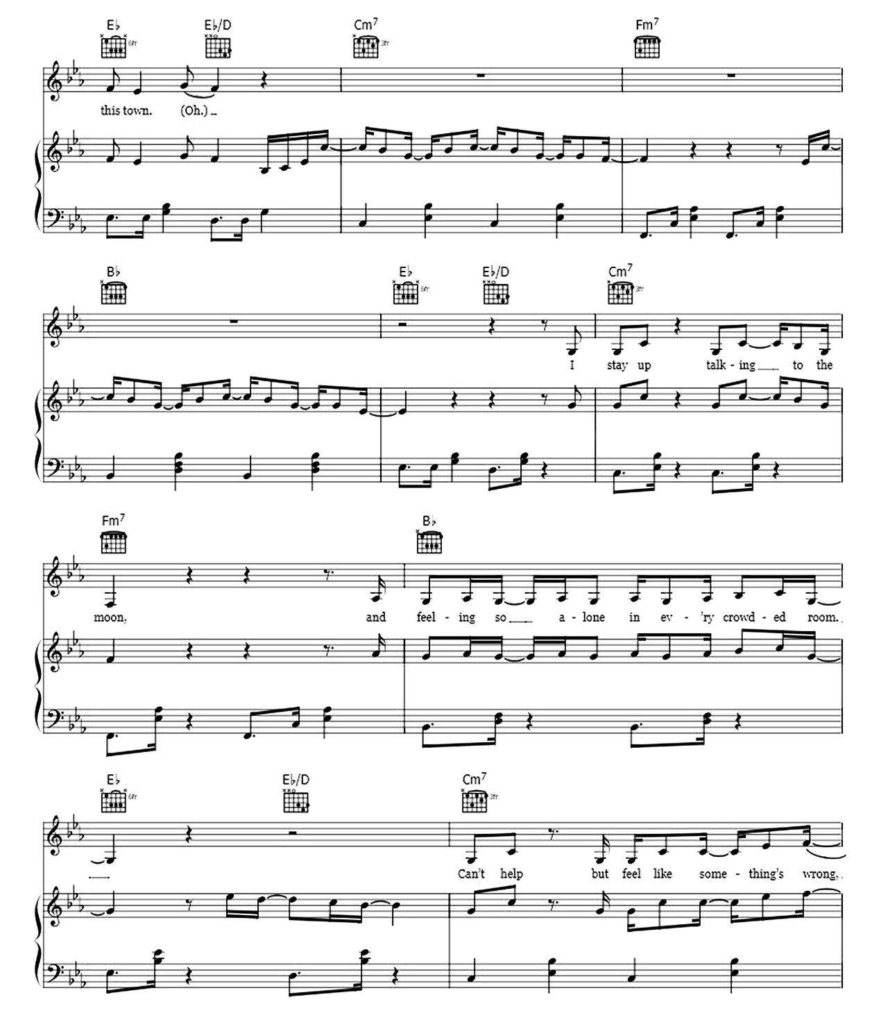 Real Friends sheet music 4