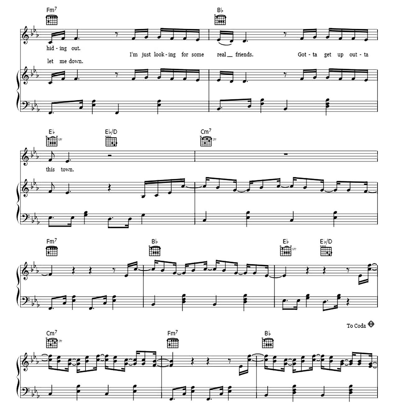 Real Friends sheet music 6