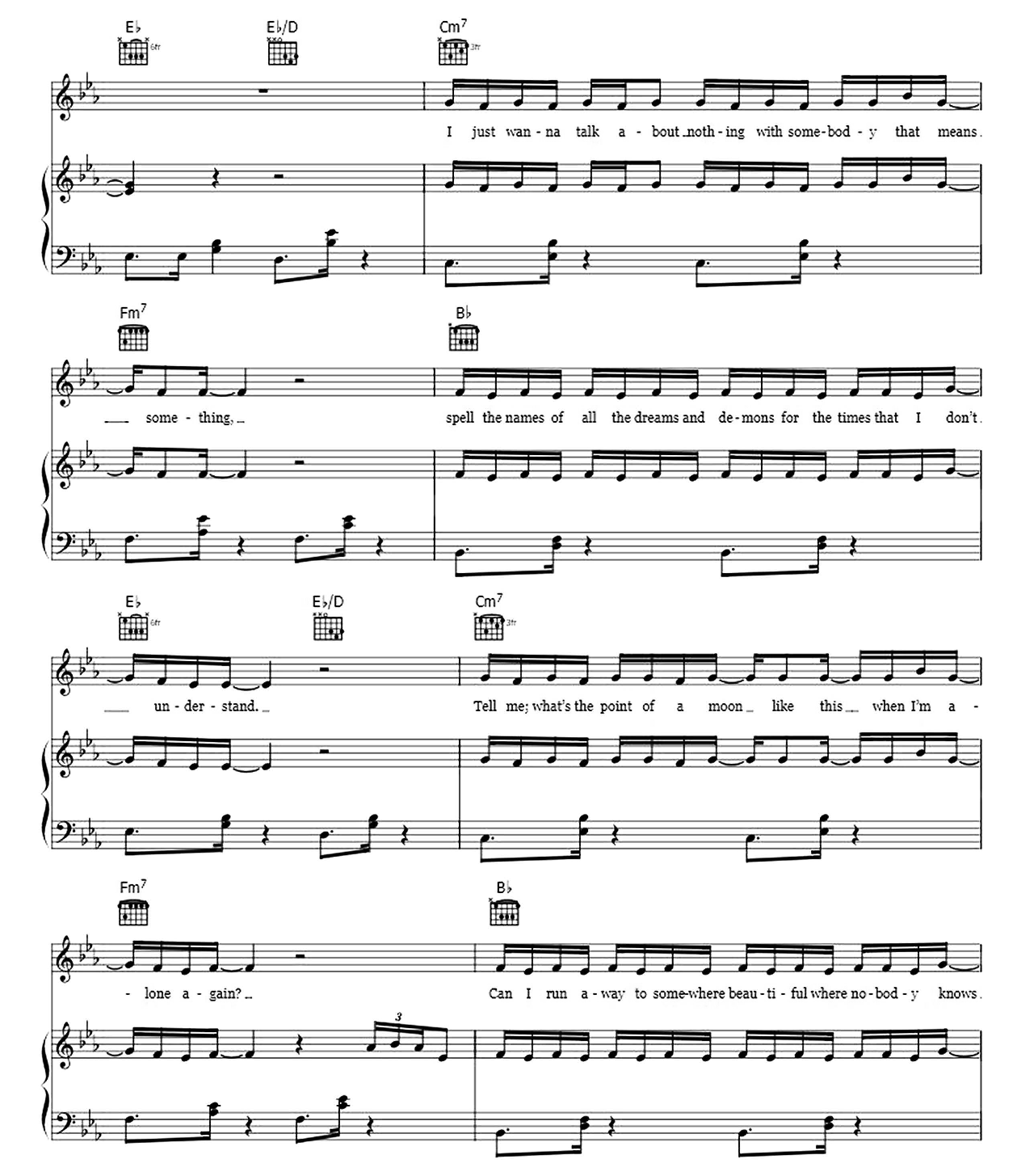 Real Friends sheet music 7