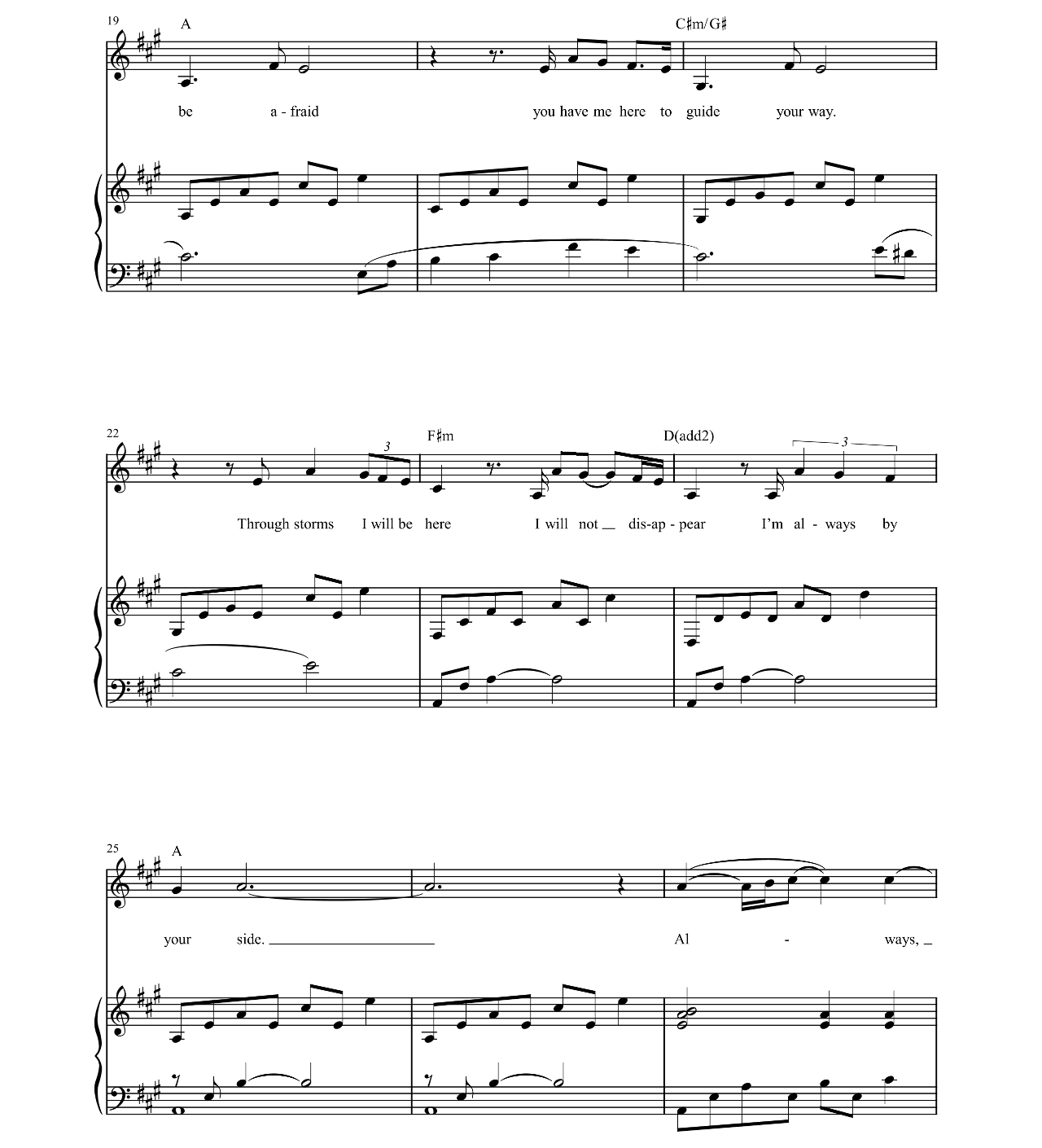 Always sheet music 3