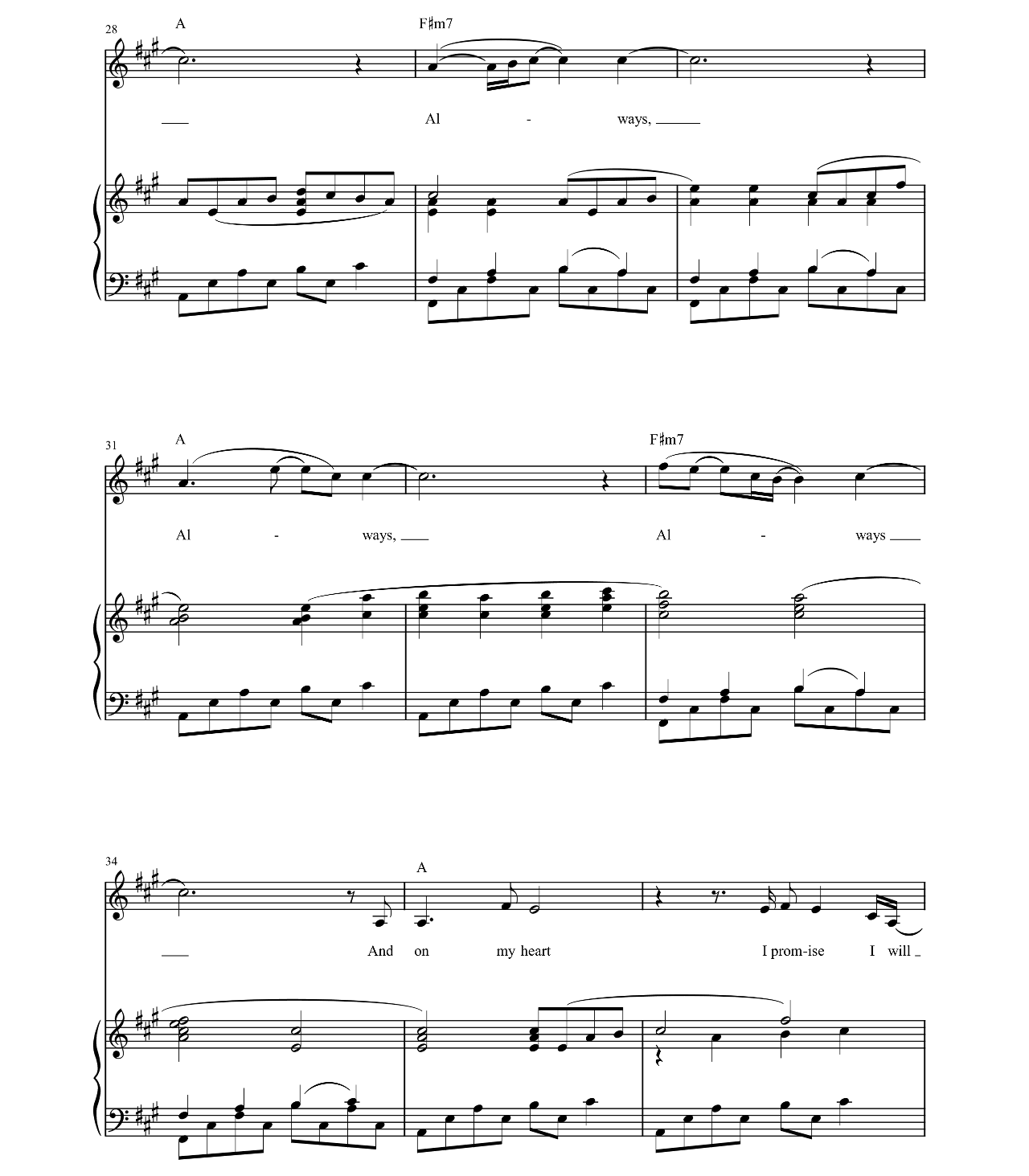 Always sheet music 4