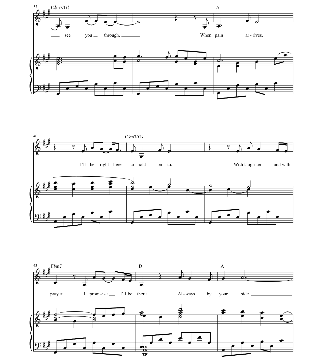 Always sheet music 5