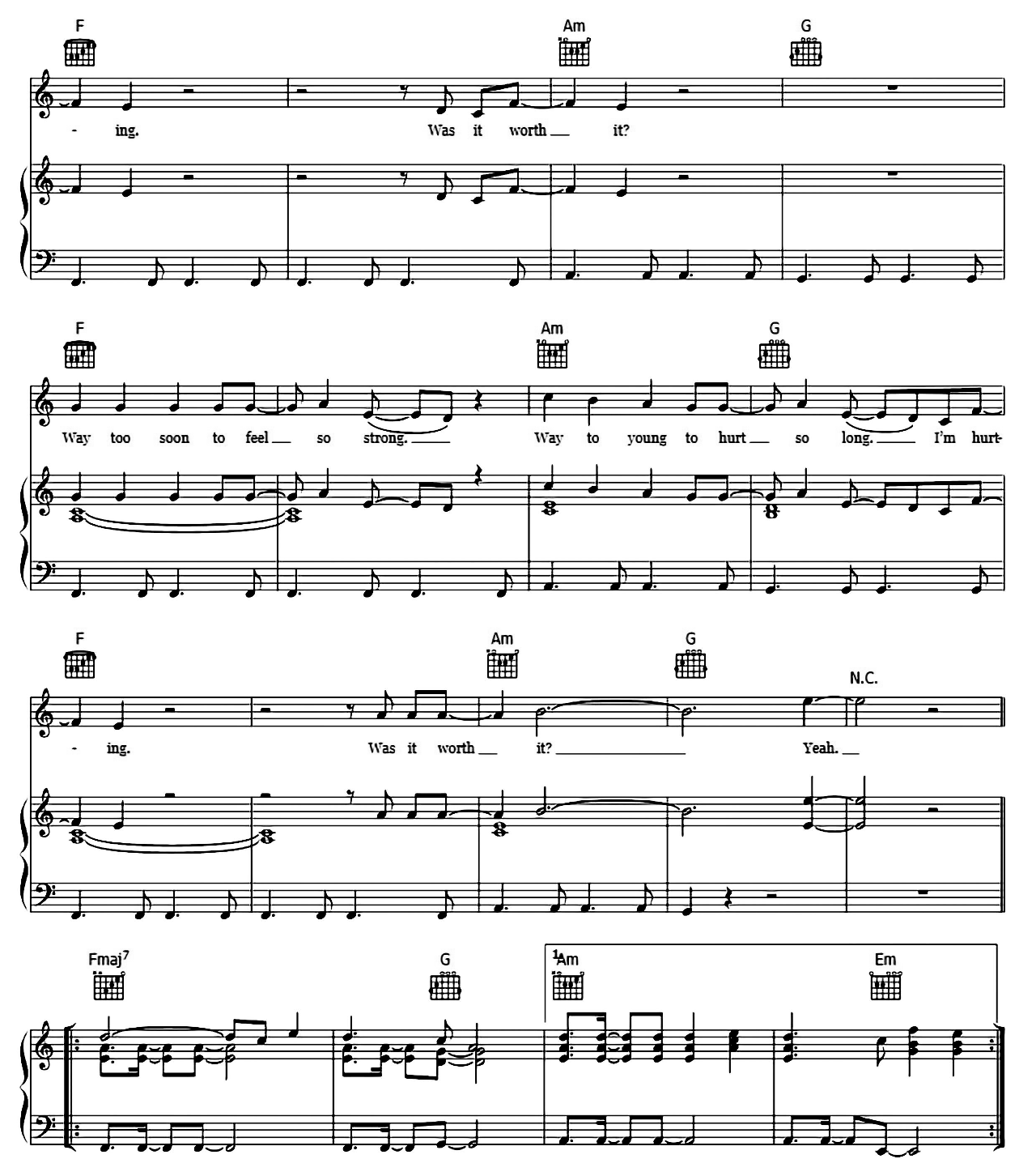 Last Dance sheet music 6