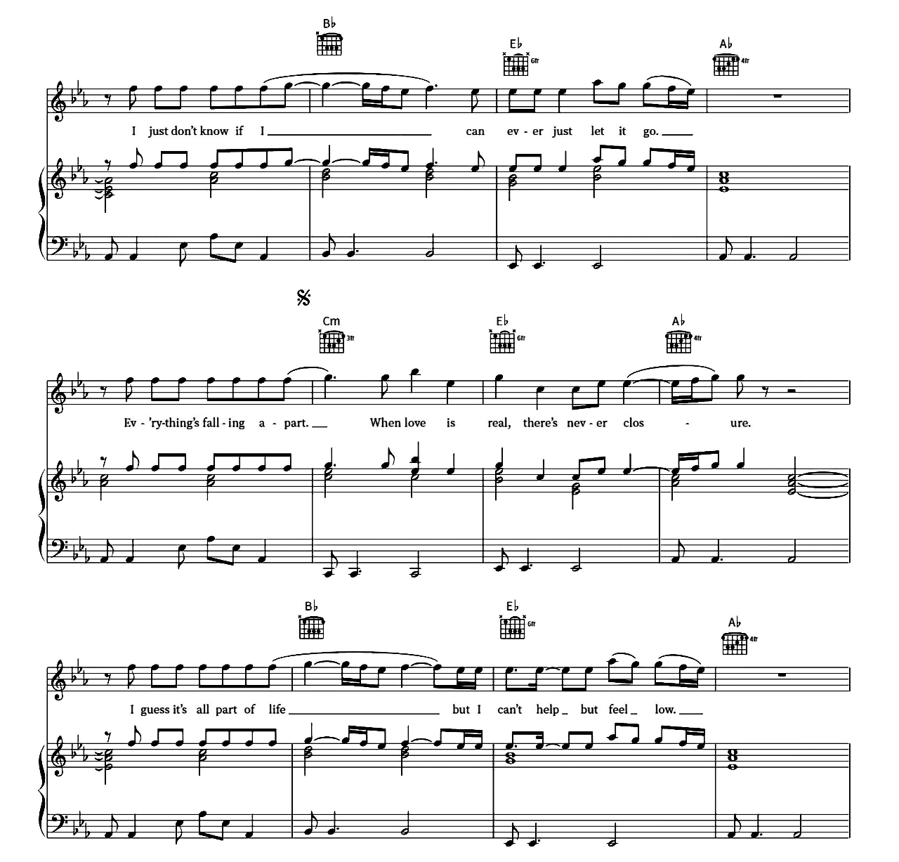 End Of Youth sheet music 3