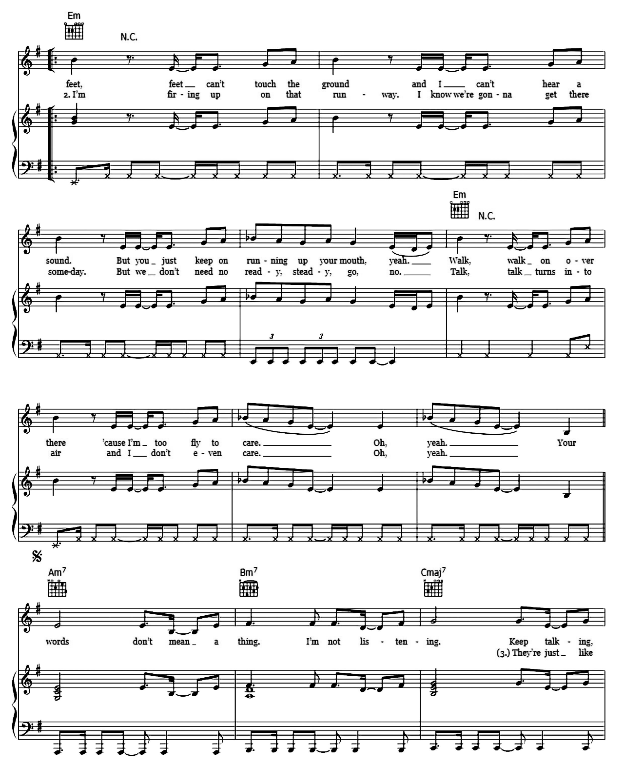 Wings sheet music 2