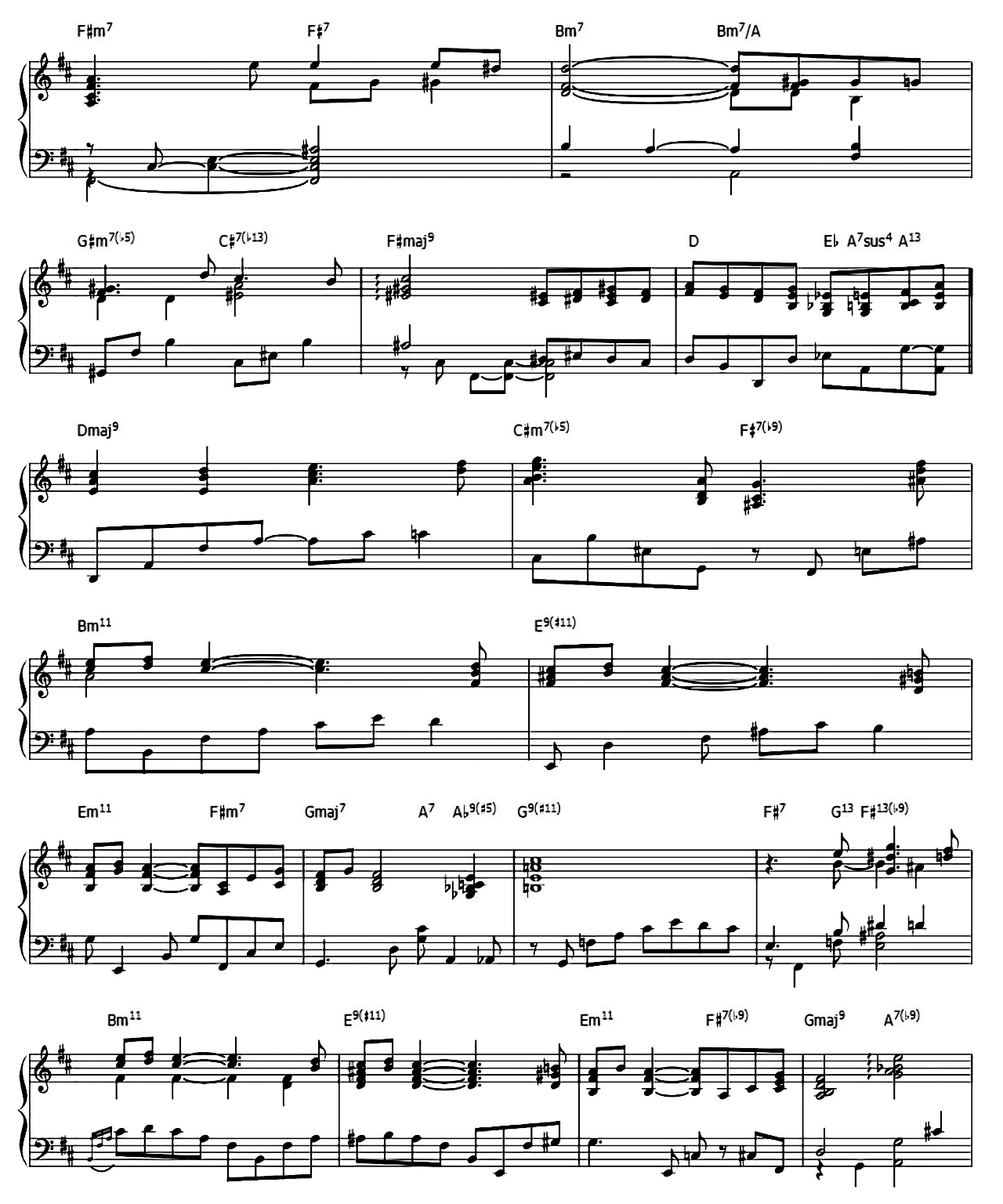 A Time For Love sheet music 2