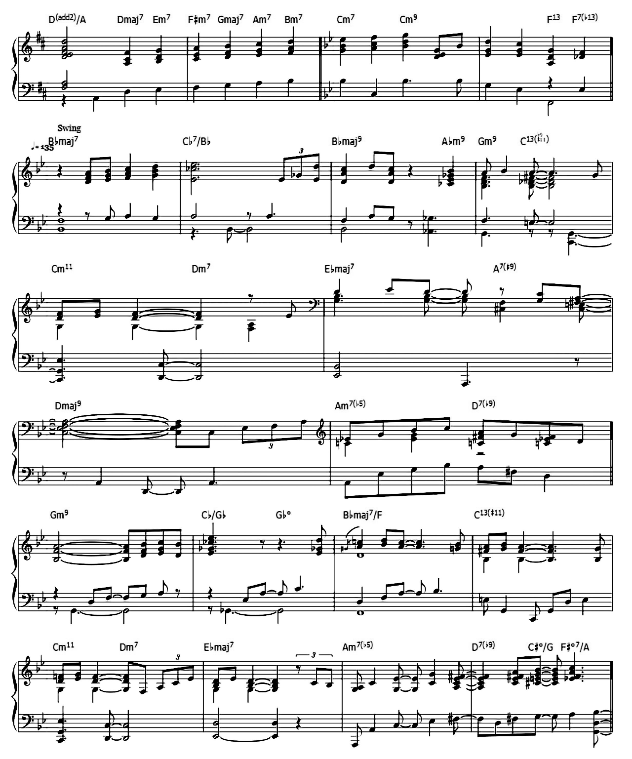 A Time For Love sheet music 3