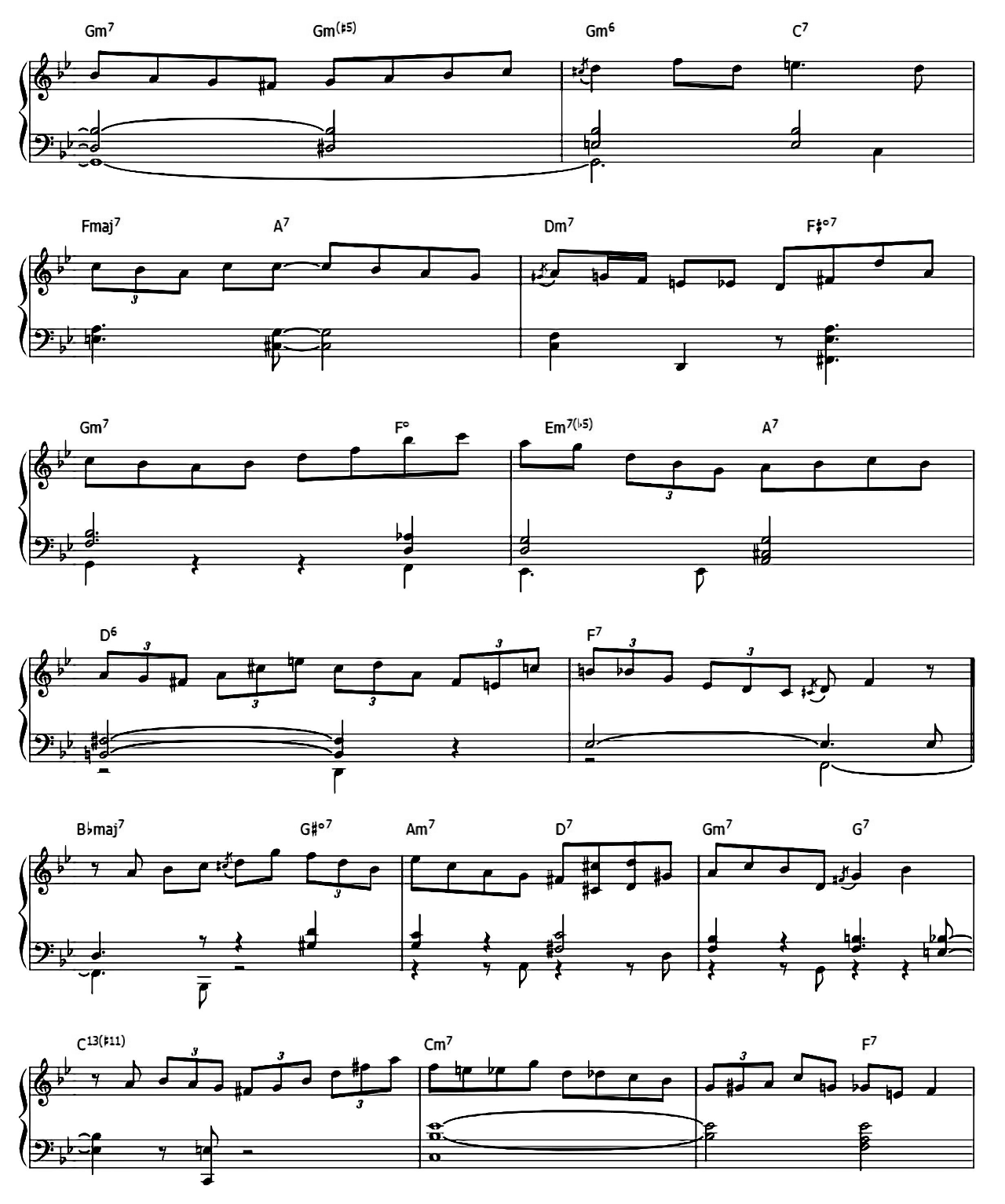 A Time For Love sheet music 4