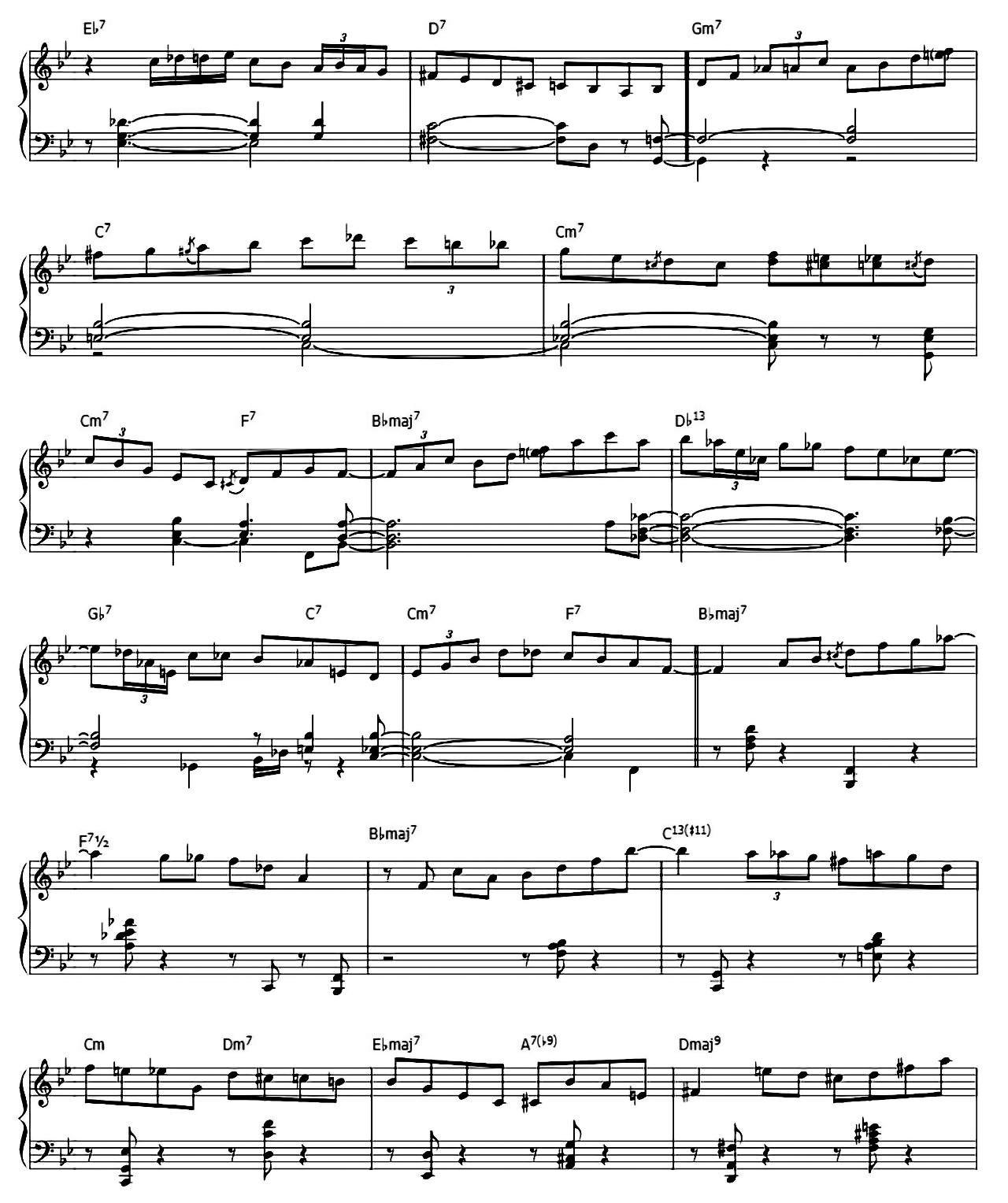 A Time For Love sheet music 5